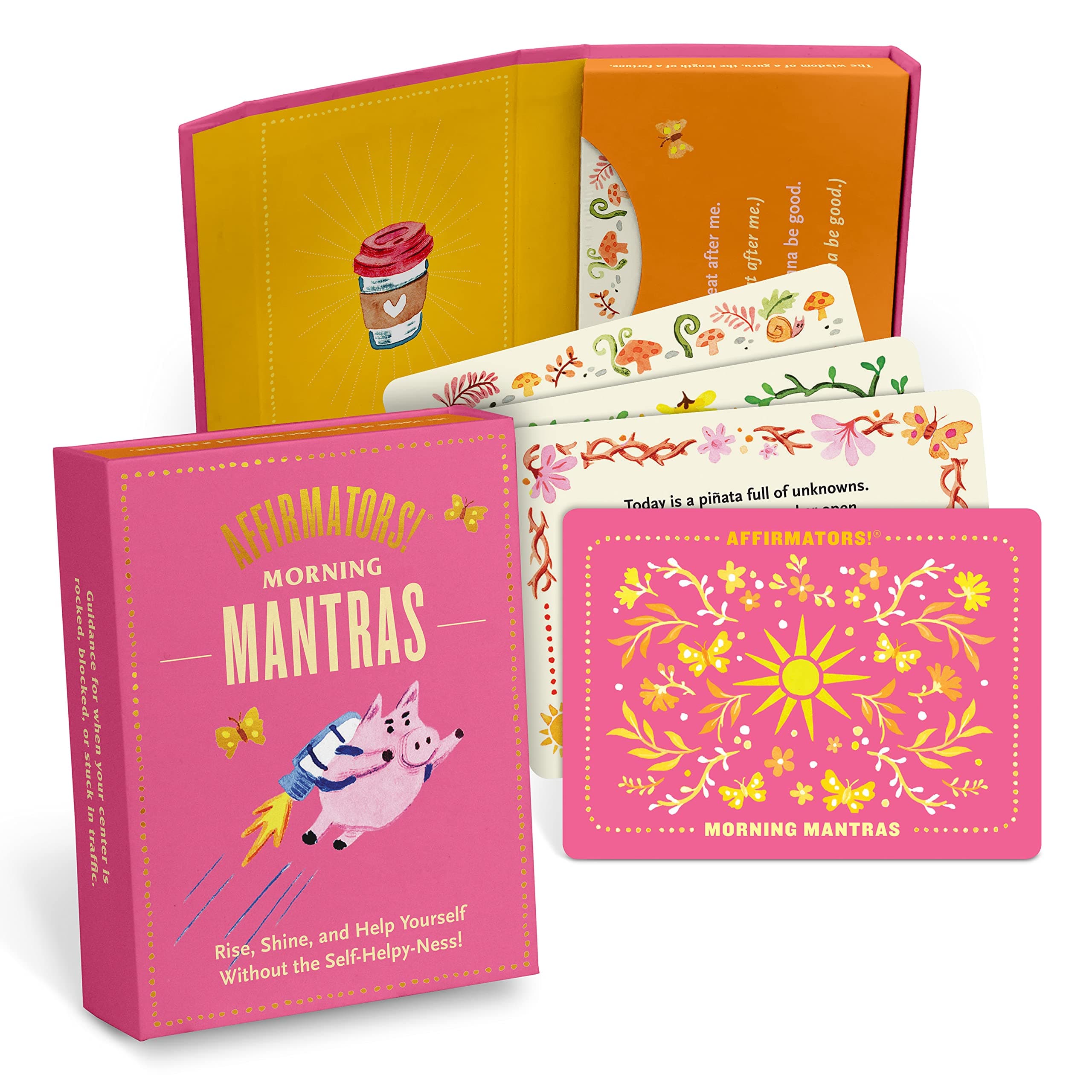 Knock KnockKnock Knock Affirmators! Mantras Morning - Day Affirmation Cards Deck, Daily Cards & Positive Affirmations (30 Cards Deck)