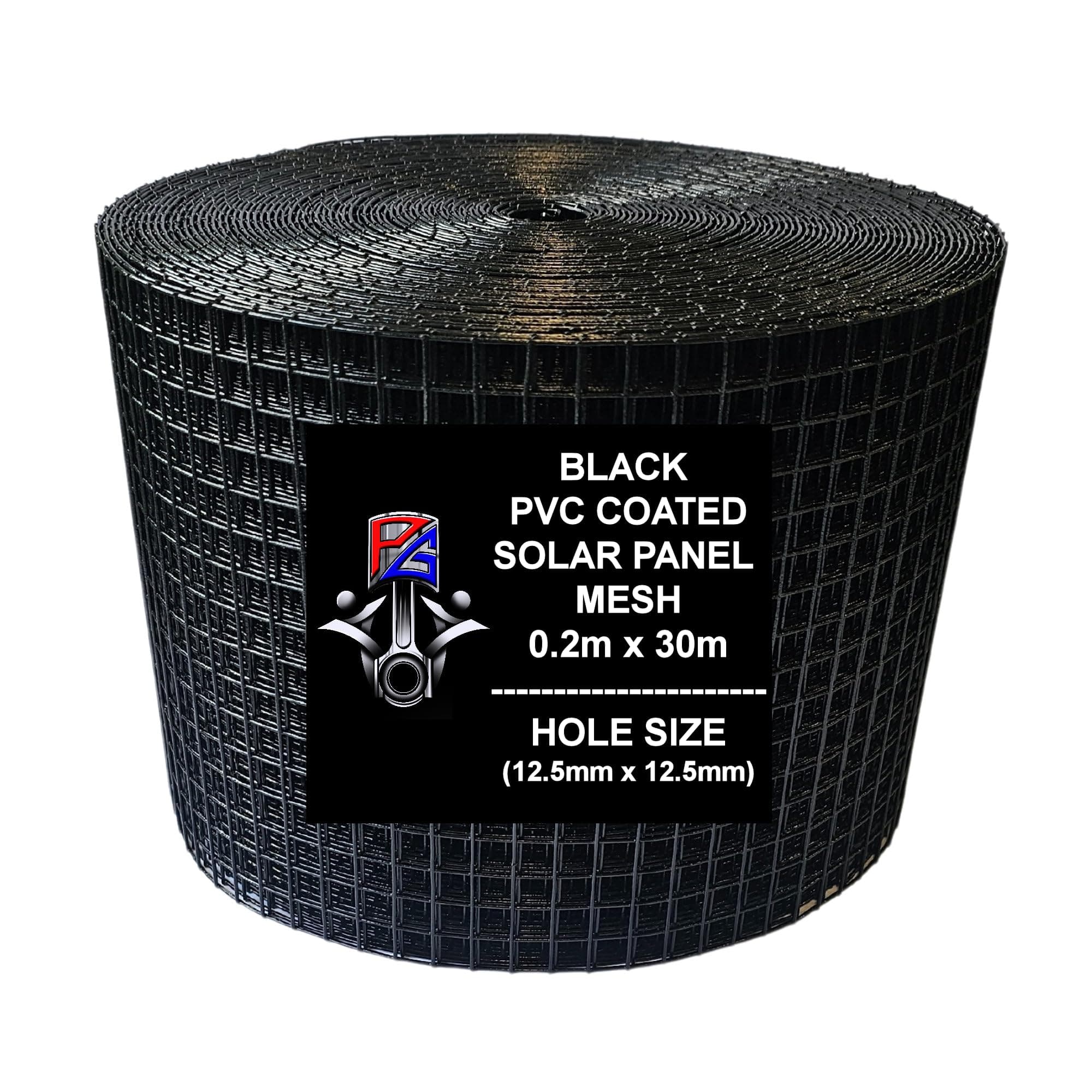 PG 30m PVC Coated Black Solar Proofing Bird Mesh To Control Prevent Protection Barrier To Stop Pigeons Nesting Under Solar Panels
