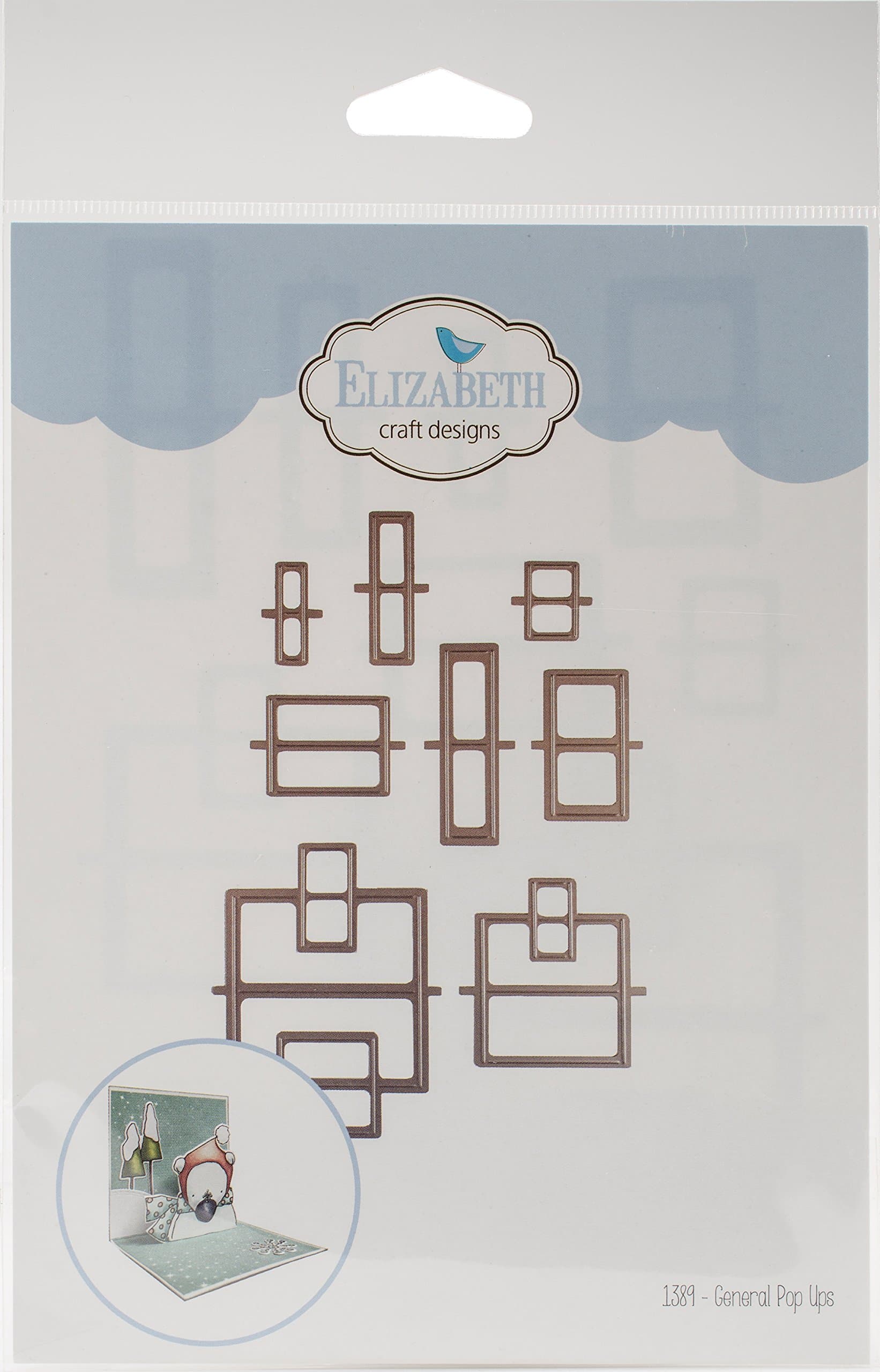 Elizabeth Craft Designs 1389 Elizabeth Craft Metal Die-General Pop Ups