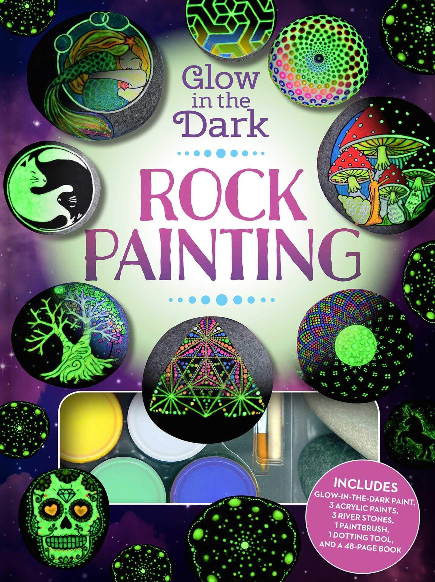 Glow in the Dark Rock Painting