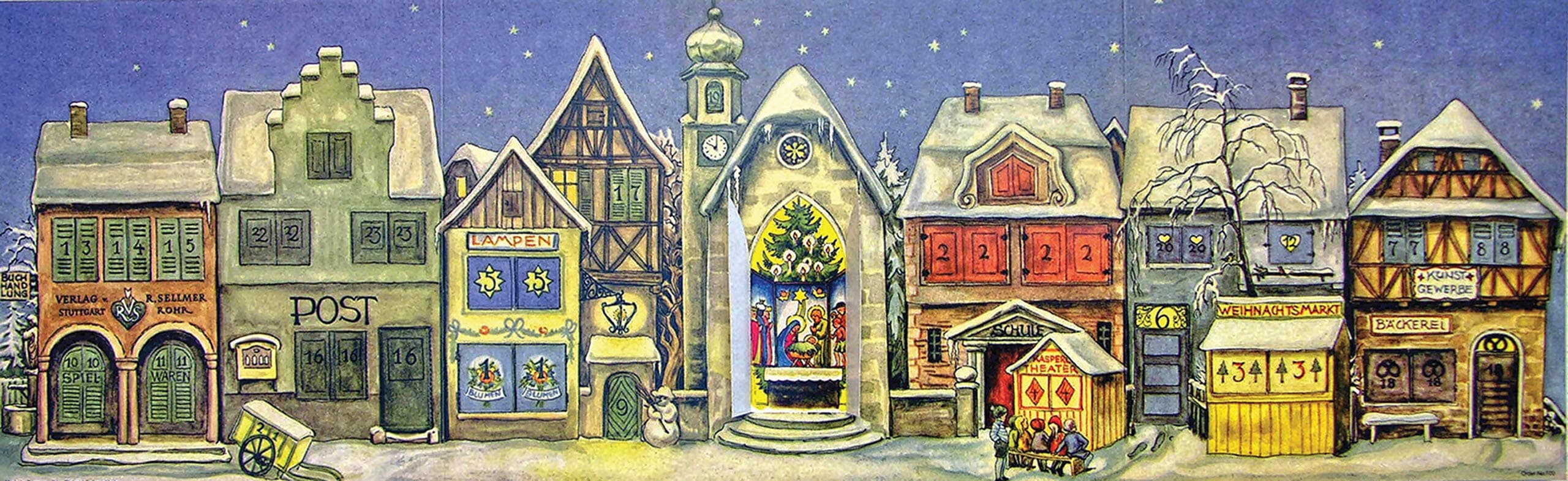 Advent Calendar "Little Town"