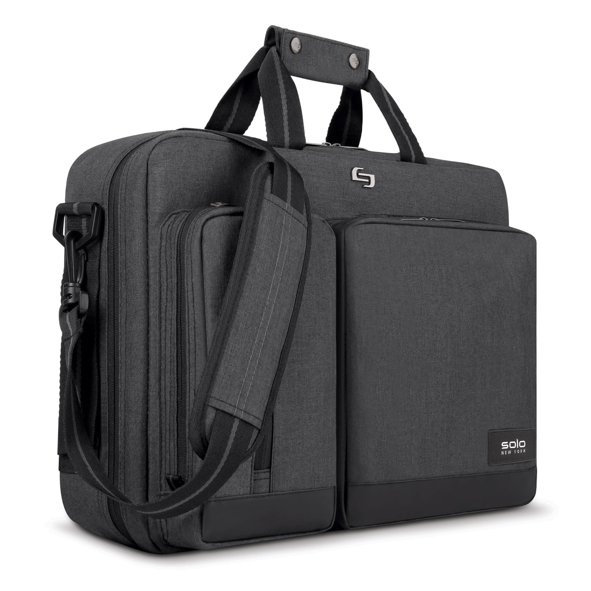 SOLO Duane 15.6-Inch Laptop Hybrid Briefcase, Converts to Backpack
