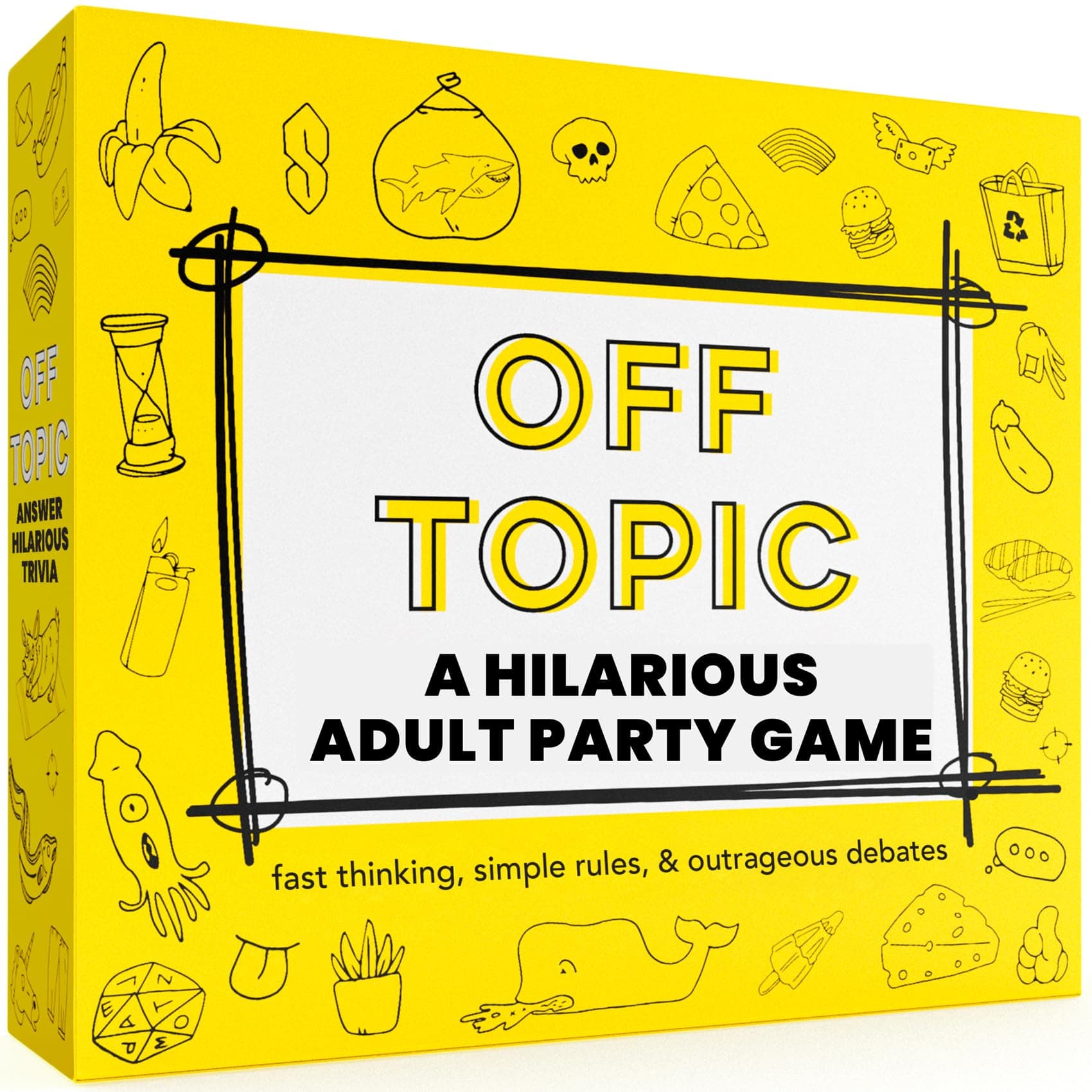 Off Topic - Adult Party Game - Fun Board and Card Game for Group Game Night