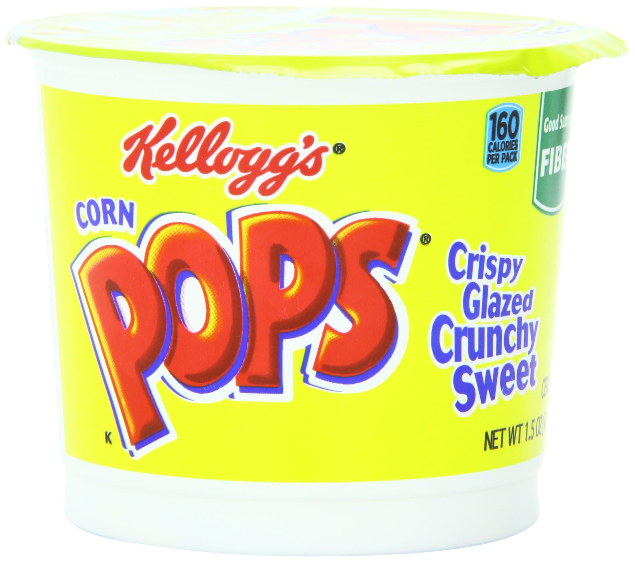 Corn Pops Breakfast Cereal, 1.5 Ounce Single Serve Cup, 6 Cups Total