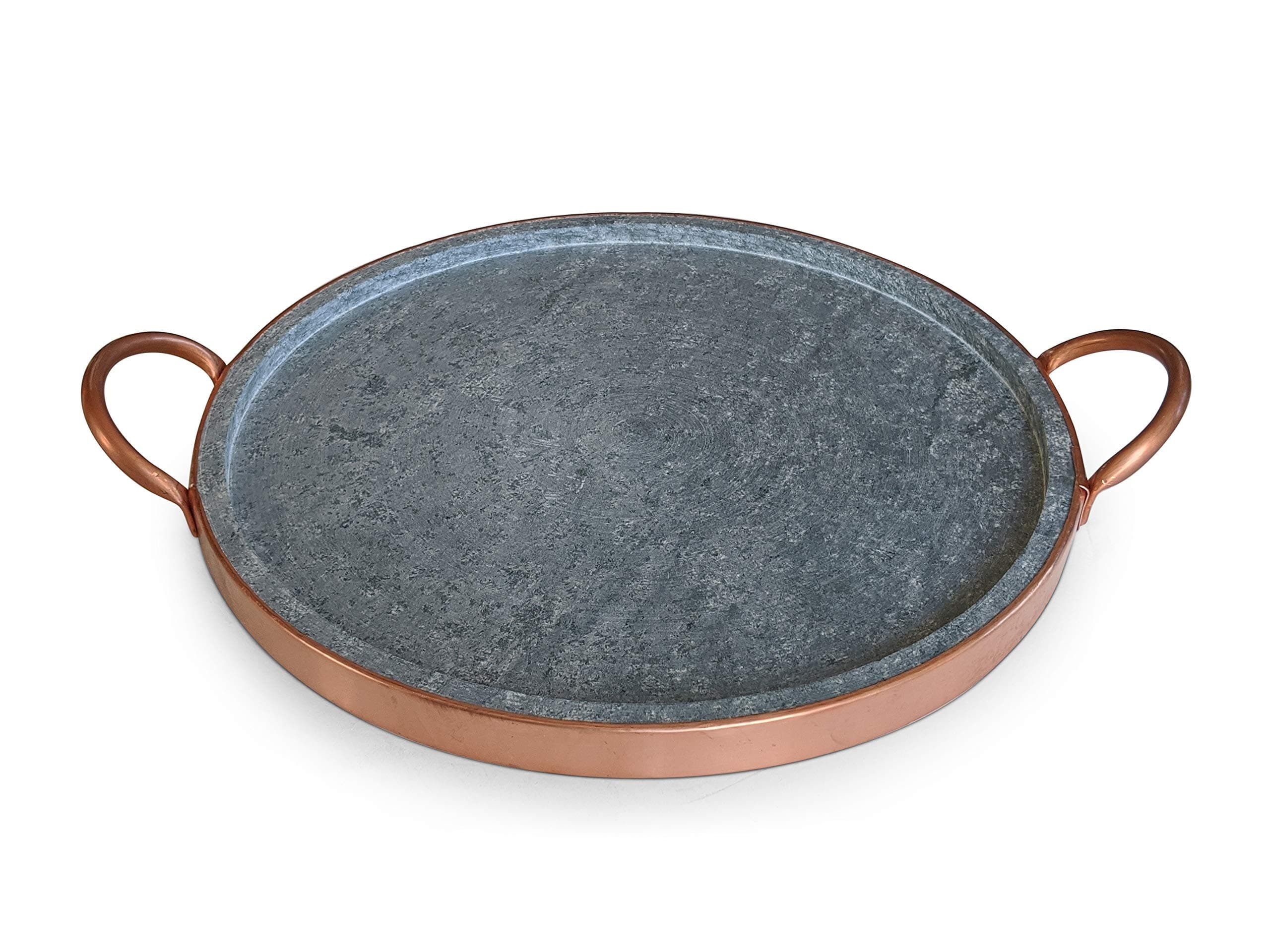 Soapstone Pizza Grill : Natural Non-Toxic and Non-Stick, With Handles