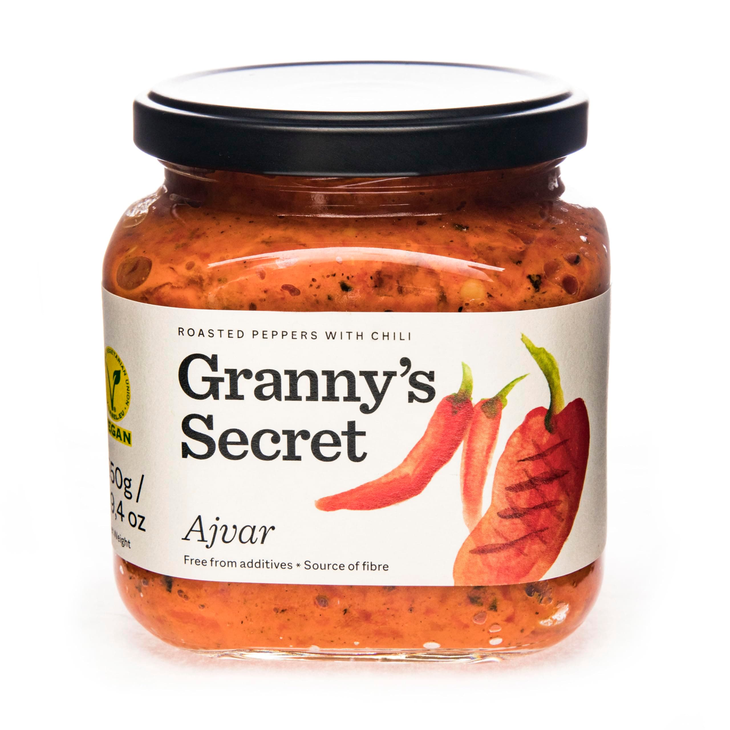 Granny's Secret Ajvar Roasted Pepper & Chili, 550 Gram