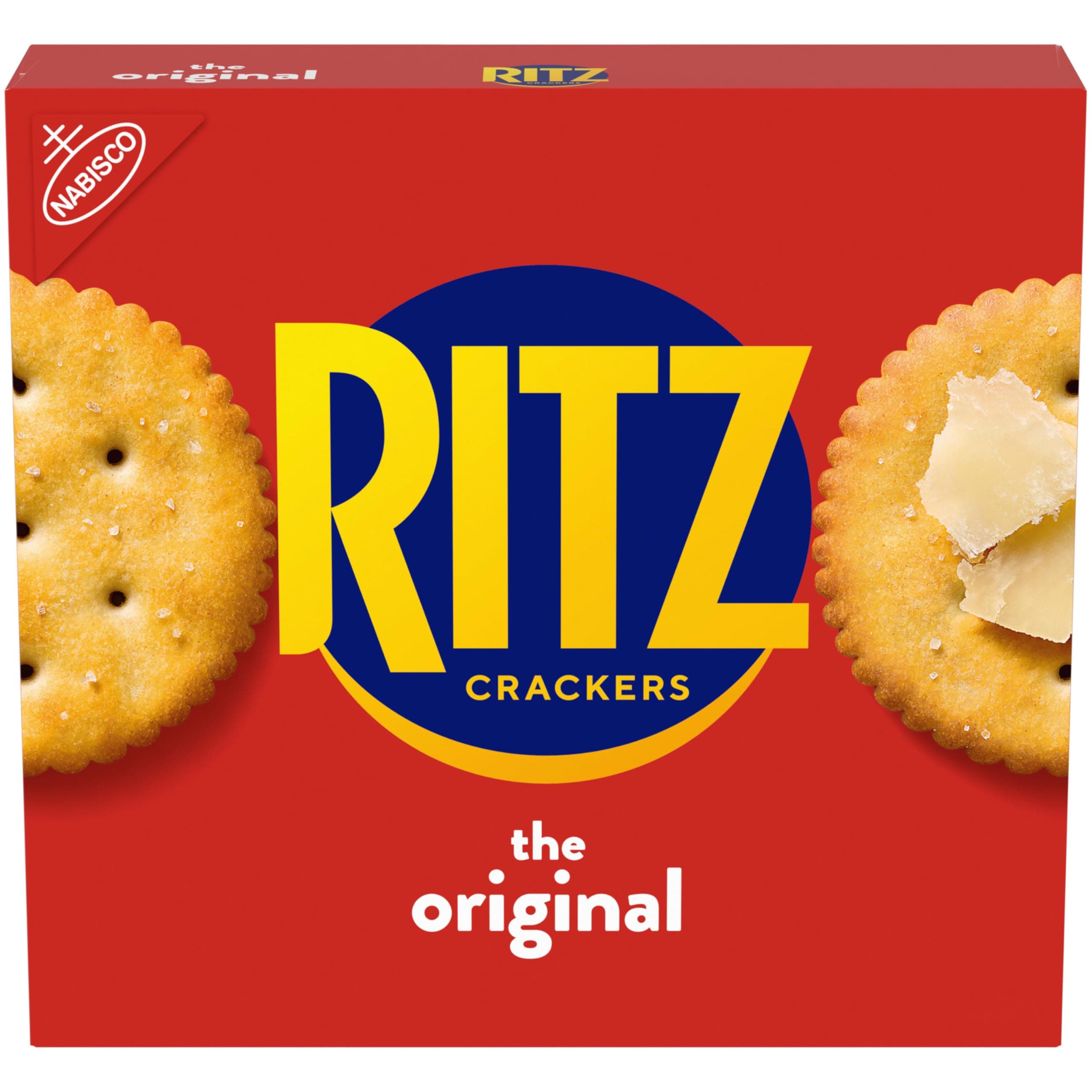 RITZ Original Crackers, Snacks for Kids and Adults, Lunch Snacks, 13.7 oz