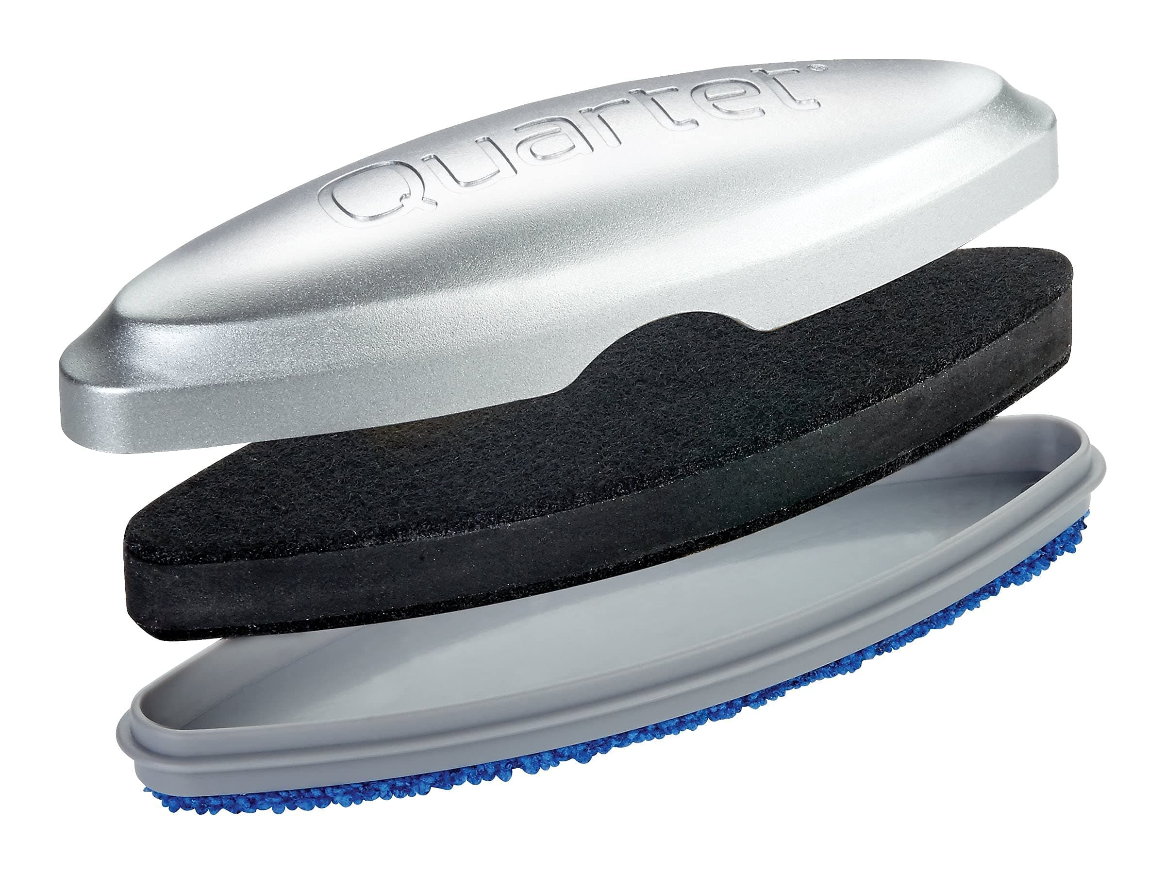 Glass Dry Erase White Board Eraser, Magnetic, Whiteboard Eraser, Silver (SFEB3)