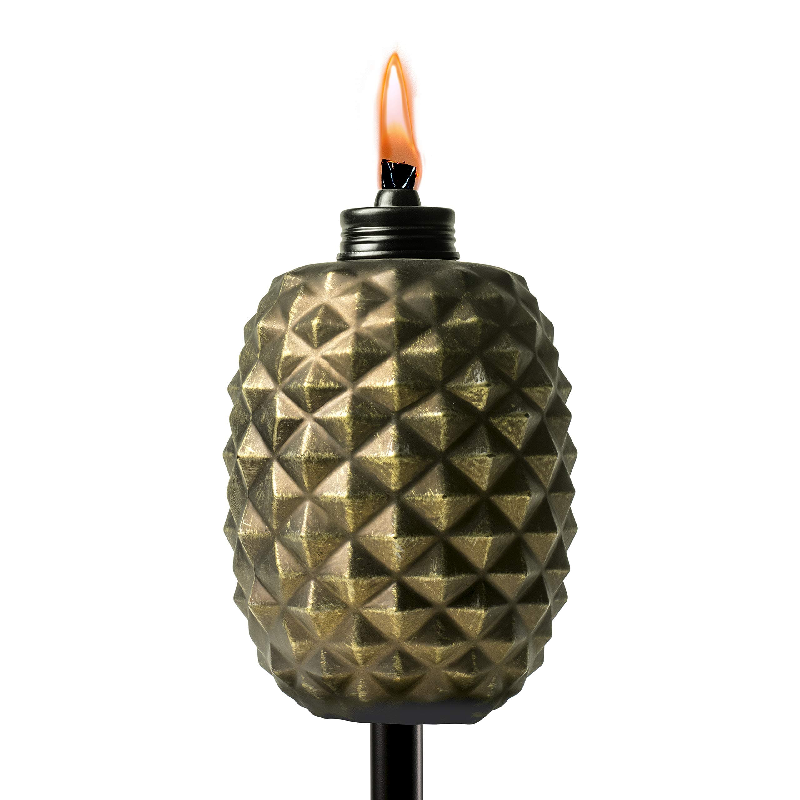 Tiki Brand Bronze Pineapple Torch (Glass)