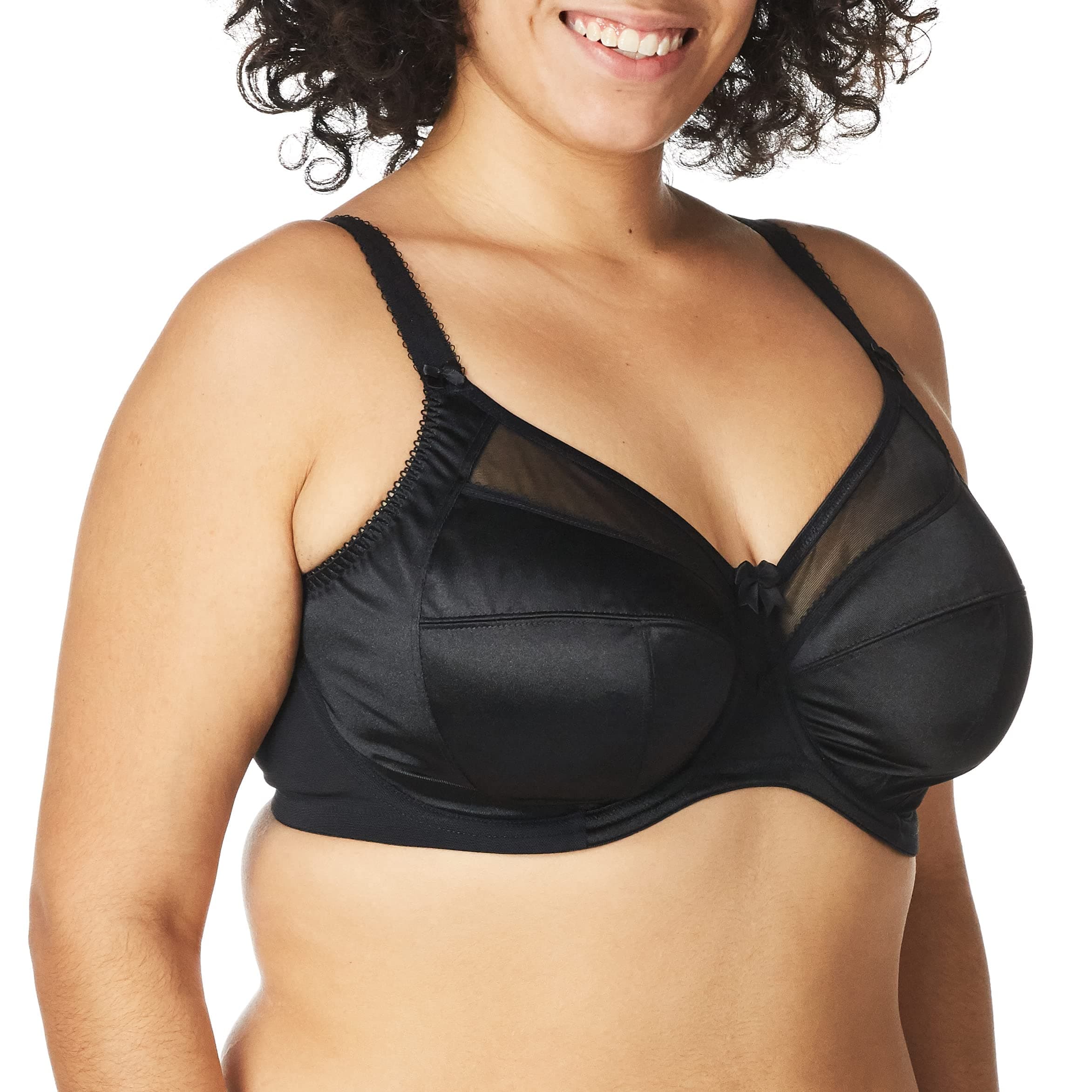Women's Keira Banded Underwire Bra, Black, 42N
