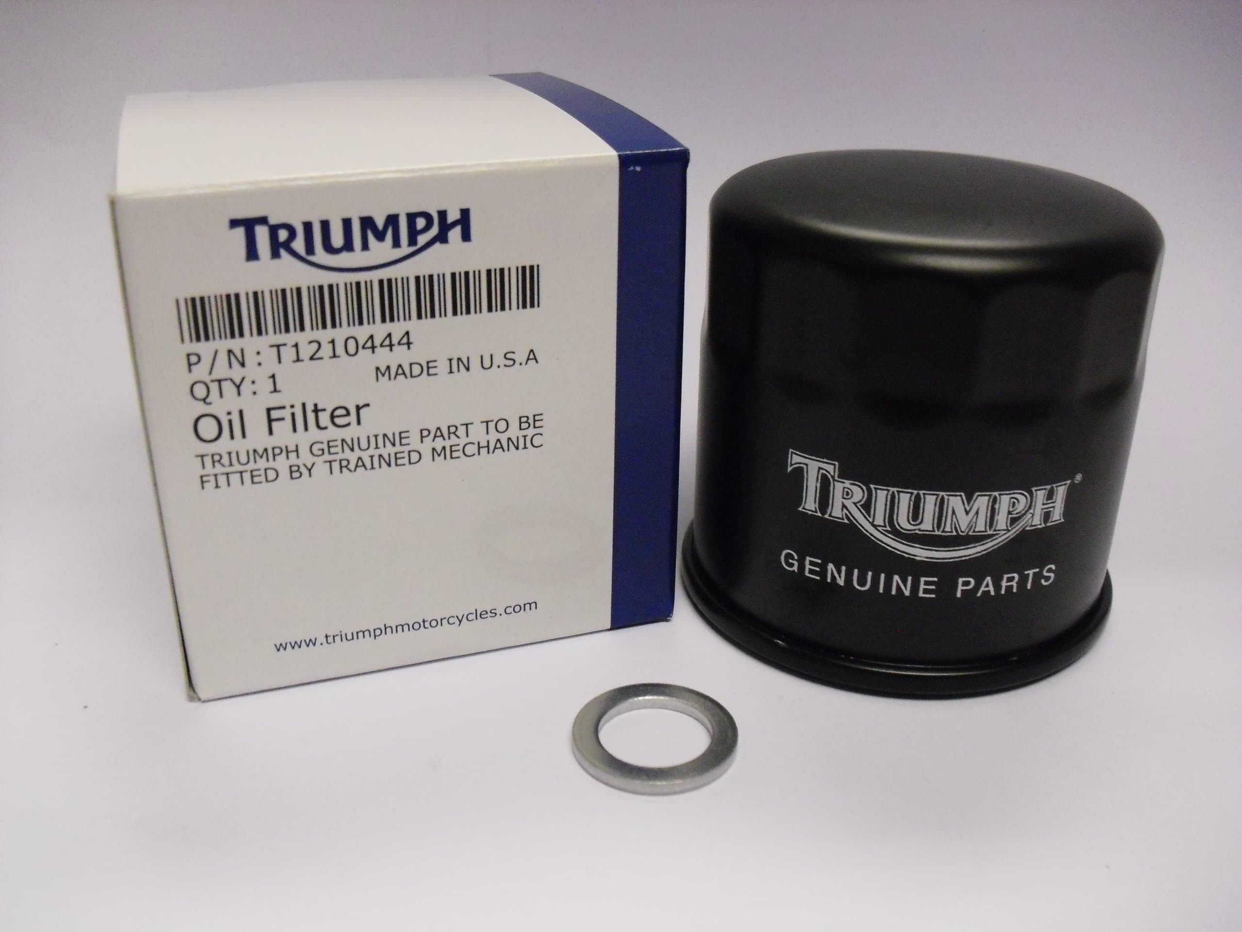 Genuine Motorcycle Oil Filter & Sump Washer (T1210444/T3550605)