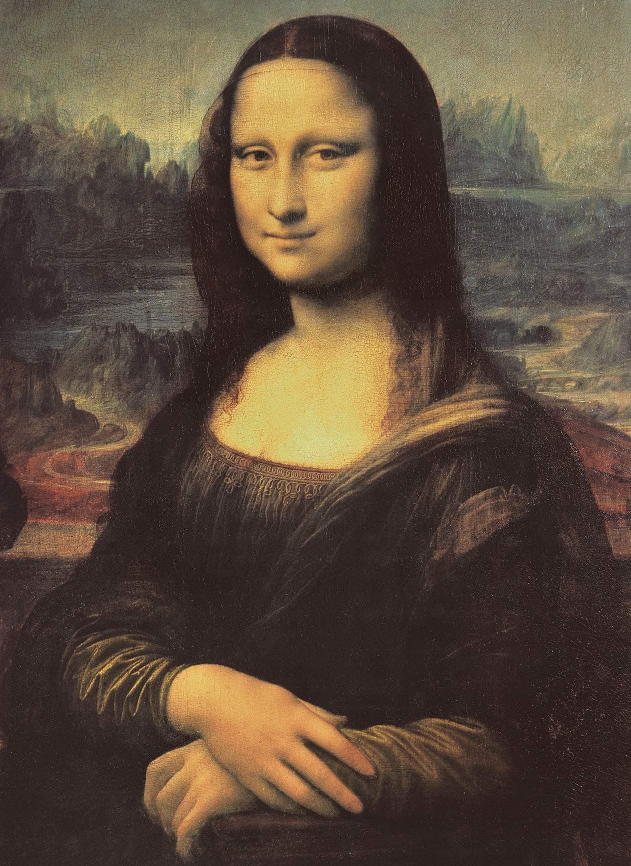 Mona Lisa Poster by Leonardo Da Vinci - Fine Art Print (LAMINATED, 18" x 24")