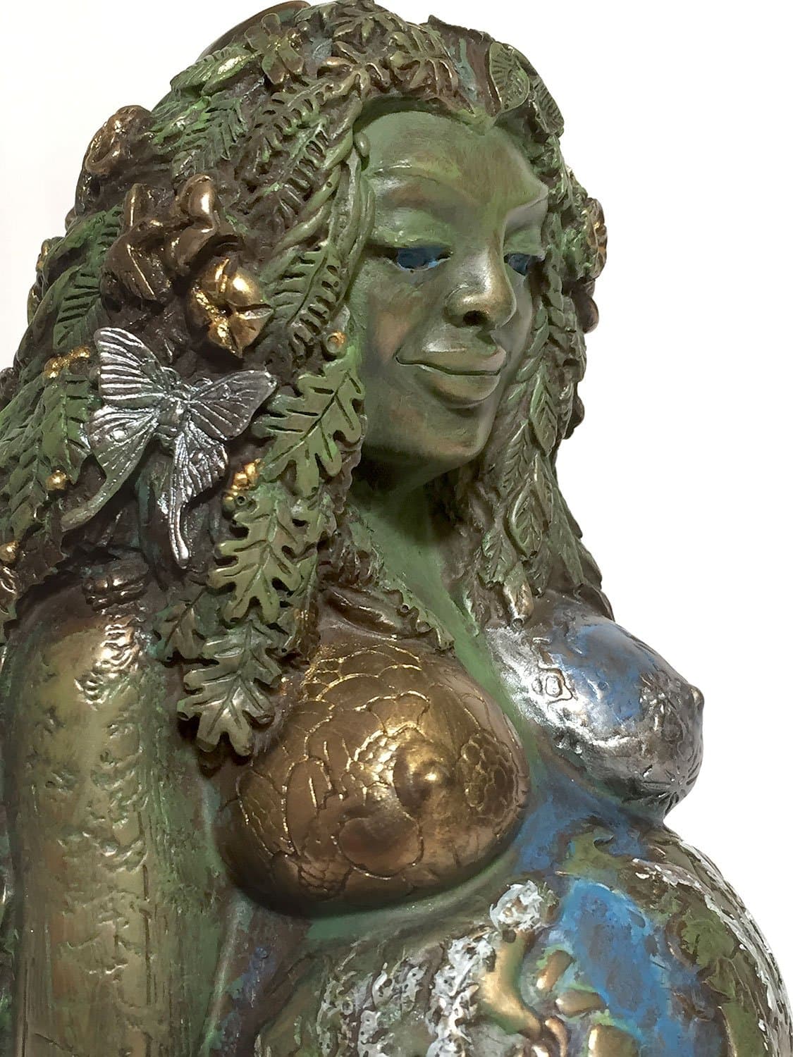 Mythic Images Gaia Mother Earth Goddess ~ Special Edition ~ Hand Tinted Bronze Finish ~ Oberon Zell…