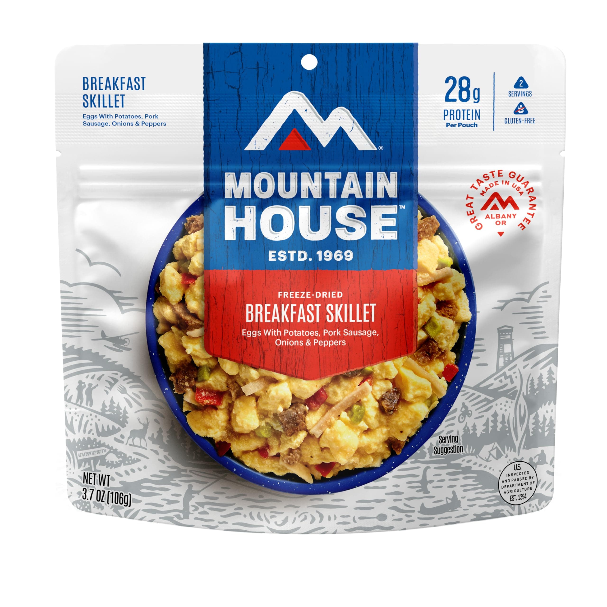 Mountain House Breakfast Skillet | Freeze Dried Backpacking & Camping Food | Survival & Emergency Food