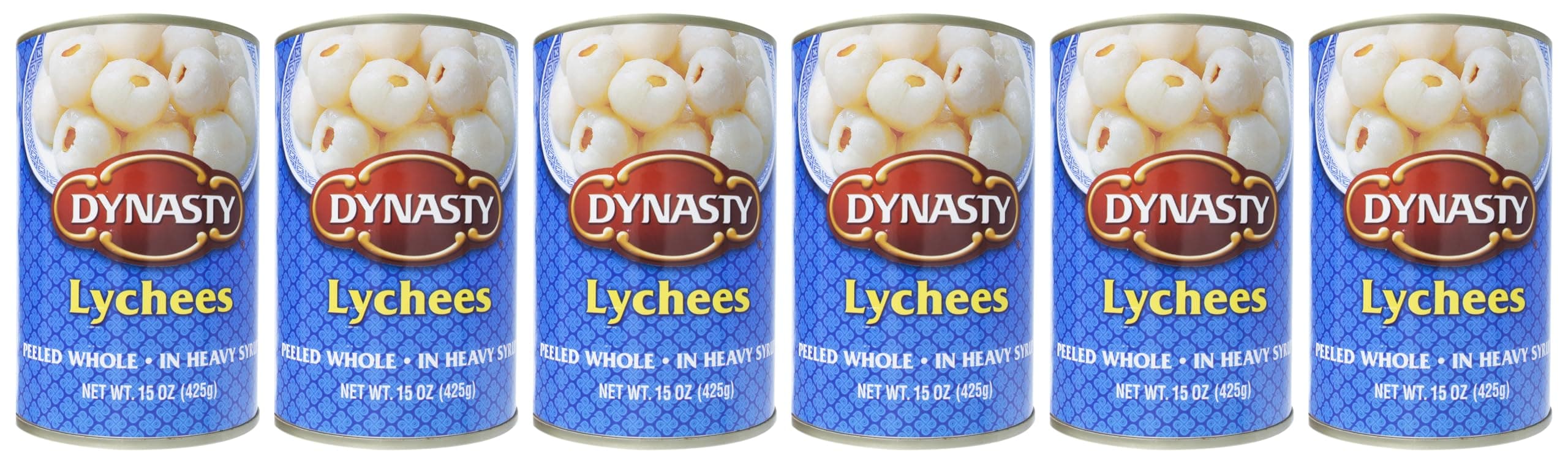 Dynasty Lychee with Syrup, 15 Ounce (Pack of 6)