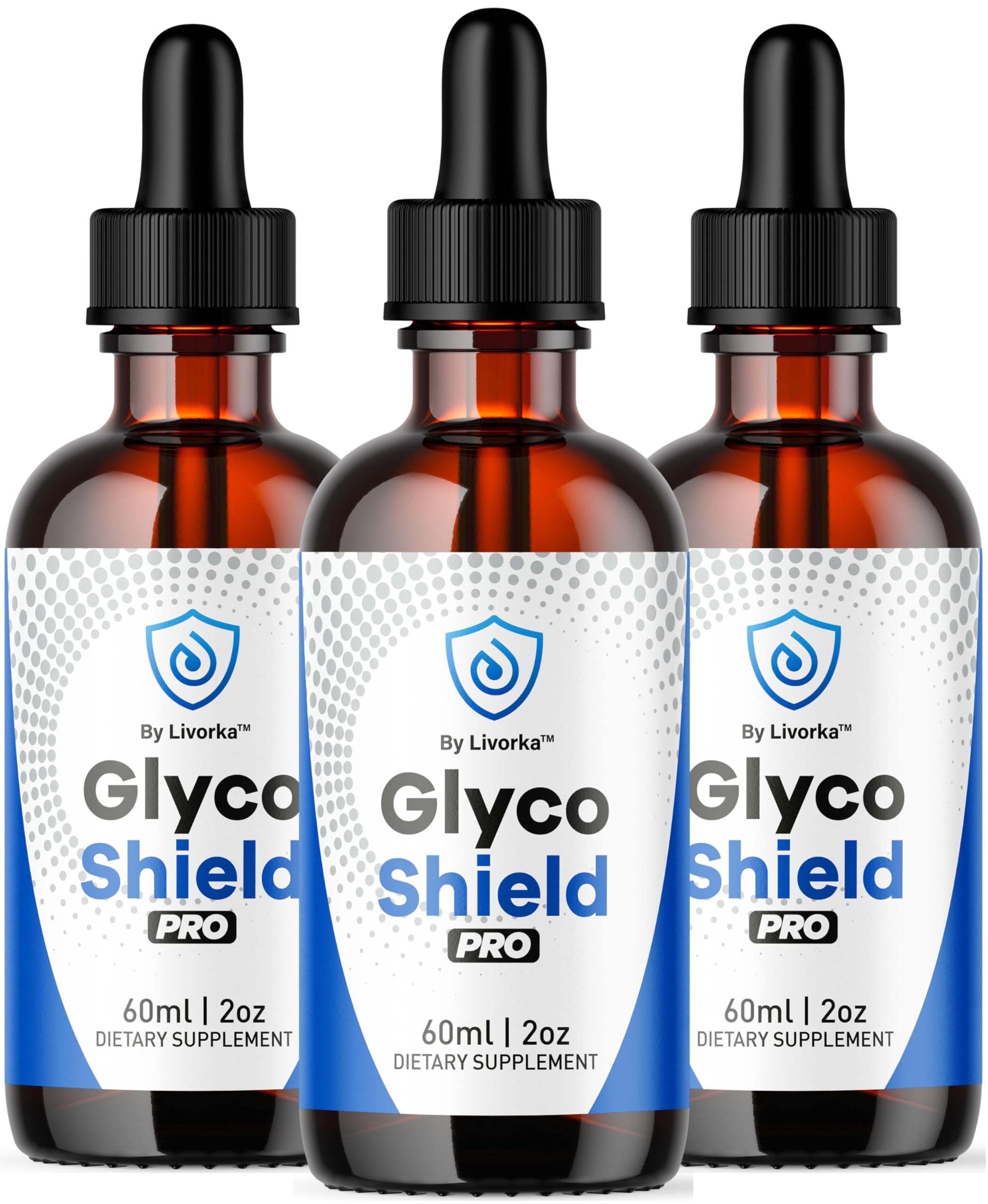 (3 Pack) Glyco Shield Drops - Official GlycoShield Pro Blood Formula Support Supplement Drops - Maximum Strength Original Natural to Overall Wellness and Support Health Reviews, 3 Bottles for 3 Months