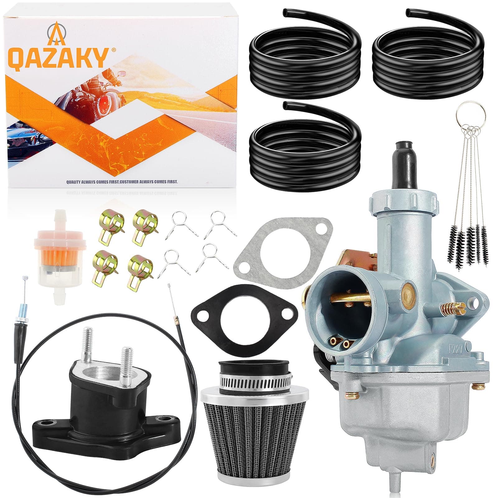 PZ27 キャブレター 125cc 150cc 200cc 250cc 4 ストローク エンジン CG ATV ゴーカート ピット ダートバイク Zongshen Lifan Taotao Sunl Buyang Coolsport Kazuma 中国ケーブル チョーク カーブ 27mm 用
