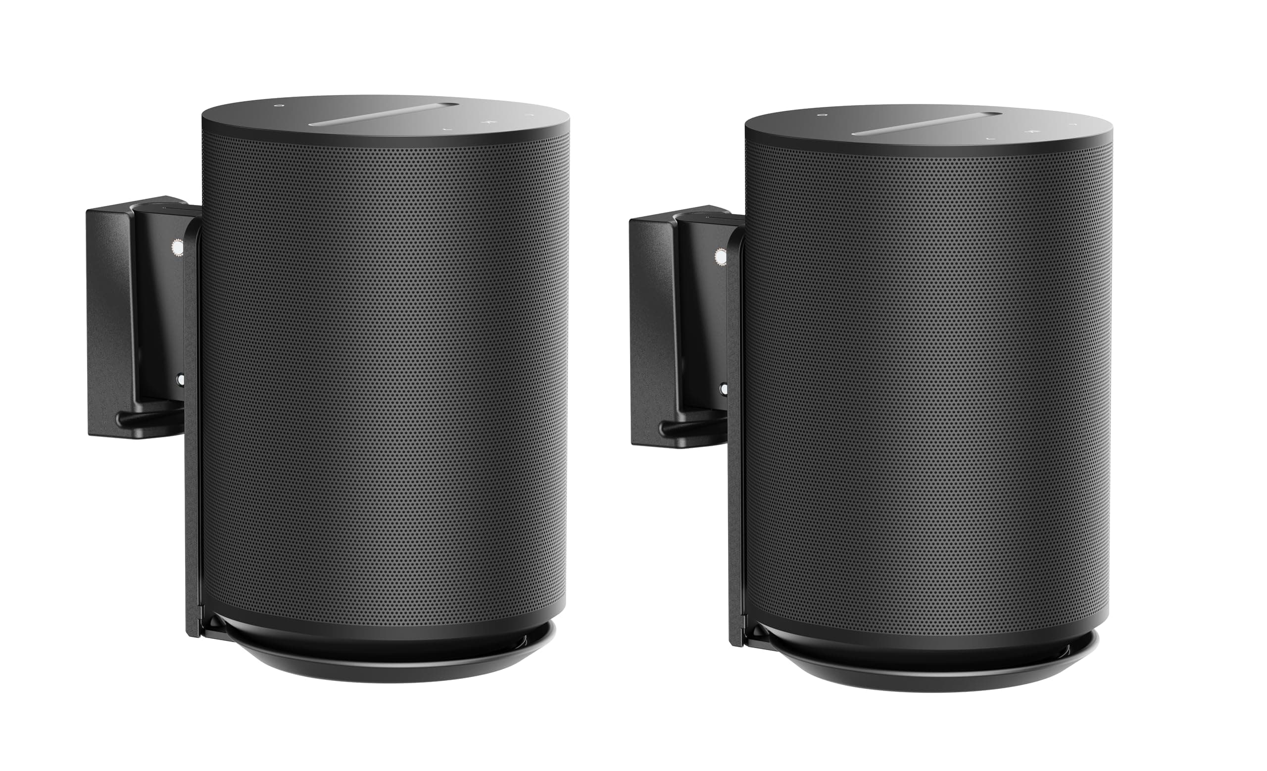 ynVISION Adjustable Wall Mount Compatible with Sonos ERA 100 Speaker - Black 2 Pack