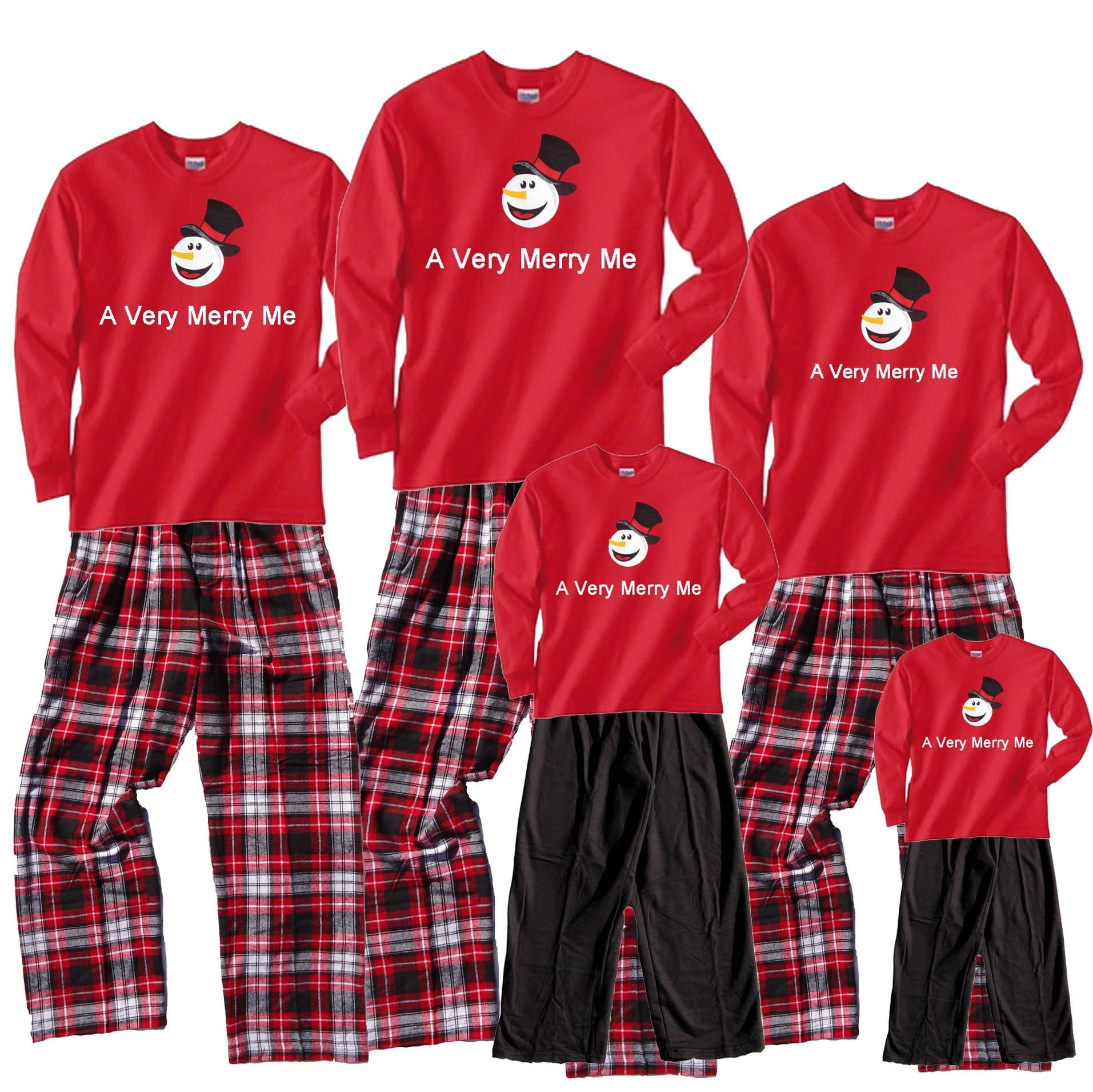 Family Christmas Snowman Pajama Sets Matching for Whole Family Men, Women; Playwear for Kids, Baby