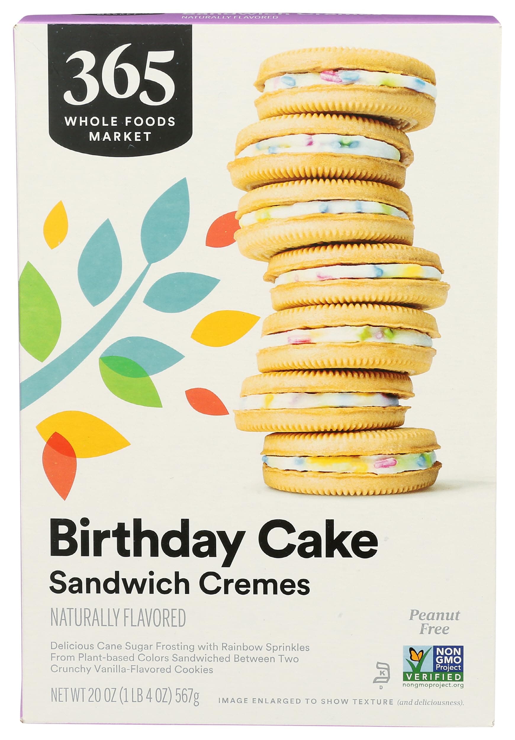 365 by Whole Foods Market, Birthday Cake Sandwich Creme, 20 Ounce