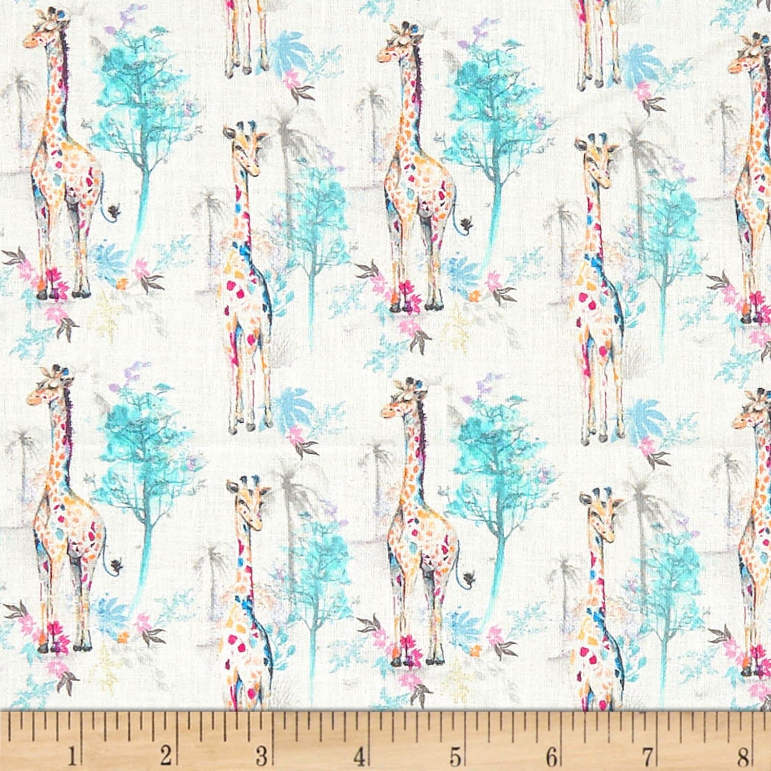 Stof France 0589547 LeQuilt Zarafa Cream Fabric by The Yard