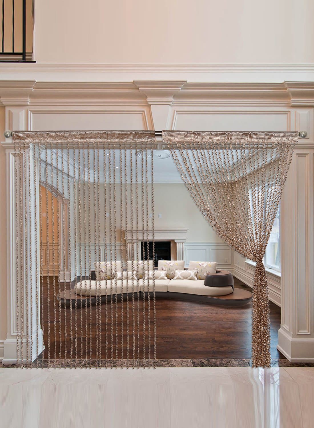 RAMCHA Golden KQS String Curtain (1)