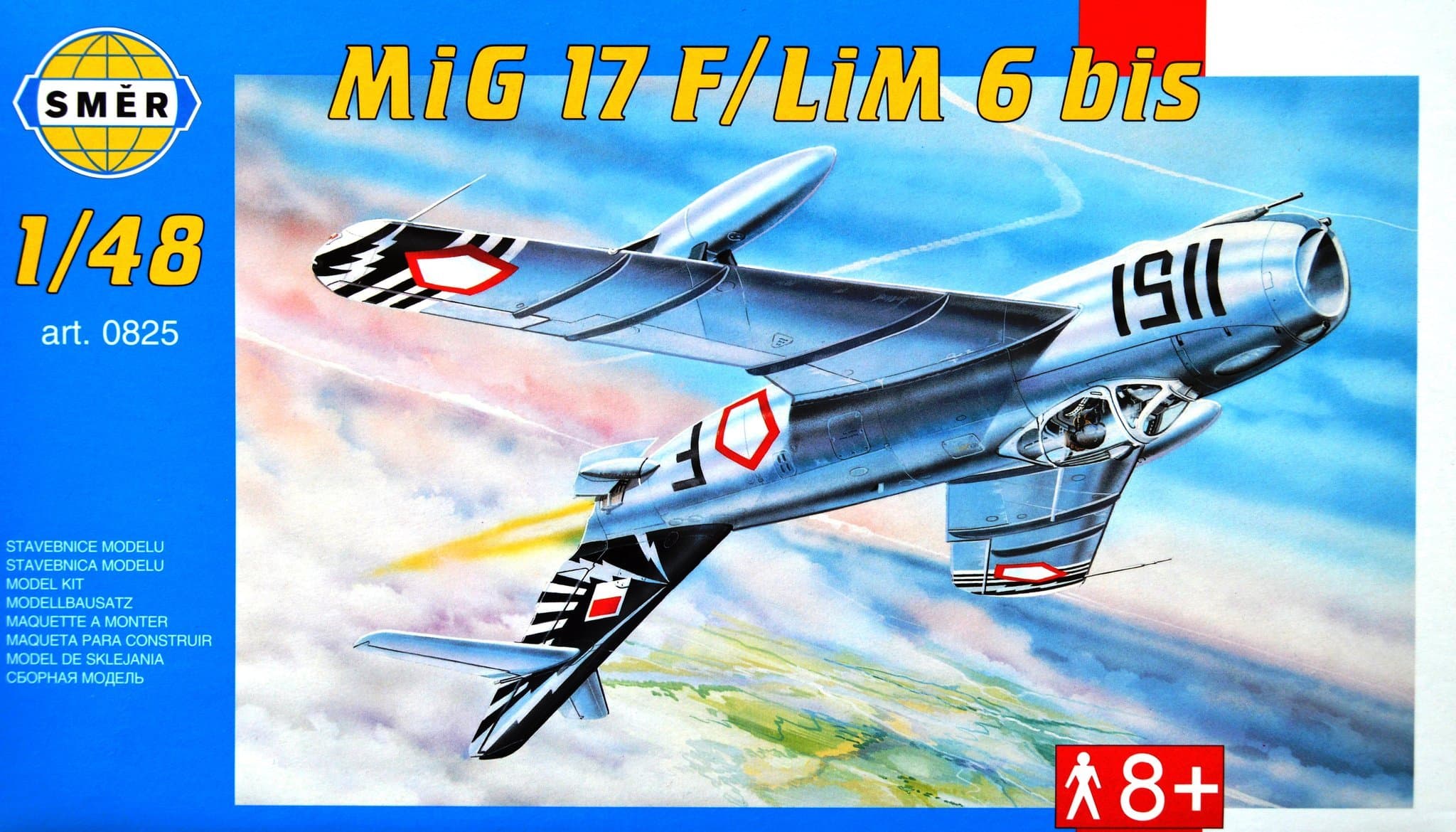MiG-17 F / LIM-6 Bis in Czech, Egypt, Poland (1/48 Model kit,