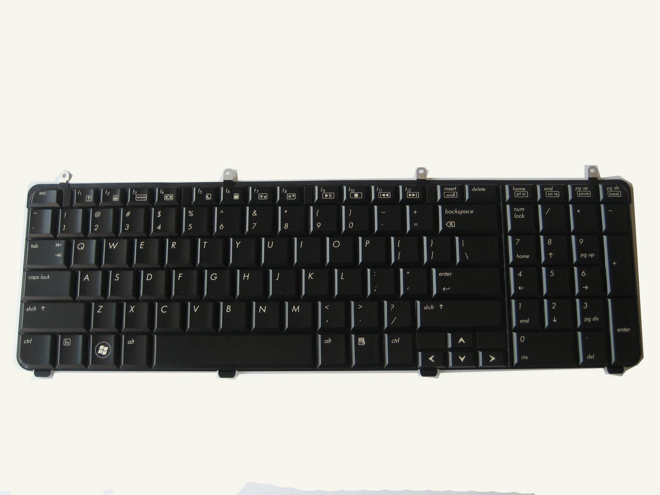 L.F. New Glossy Black keyboard for HP Pavilion DV7-2019, DV7-2040, DV7-2043, DV7-2044, DV7-2078, DV7-2111, DV7-2157, DV7-2170, DV7-2173, DV7-2174, DV7-2177, DV7-2180, DV7-2185DX, DV7-2270, DV7-2273, DV7-2277, DV7-3057, DV7-3060, DV7-3061, DV7-3060, DV7-3063, DV7-3065, DV7-3078, DV7-3079, DV7-3080, DV7-3085, DV7-3089, DV7-3160, DV7-3162, DV7-3163, DV7-3165, DV7-3171, DV7-3173, DV7-3180, DV7-3183, DV7-3186, DV7-3187 Laptop / Notebook US Layout