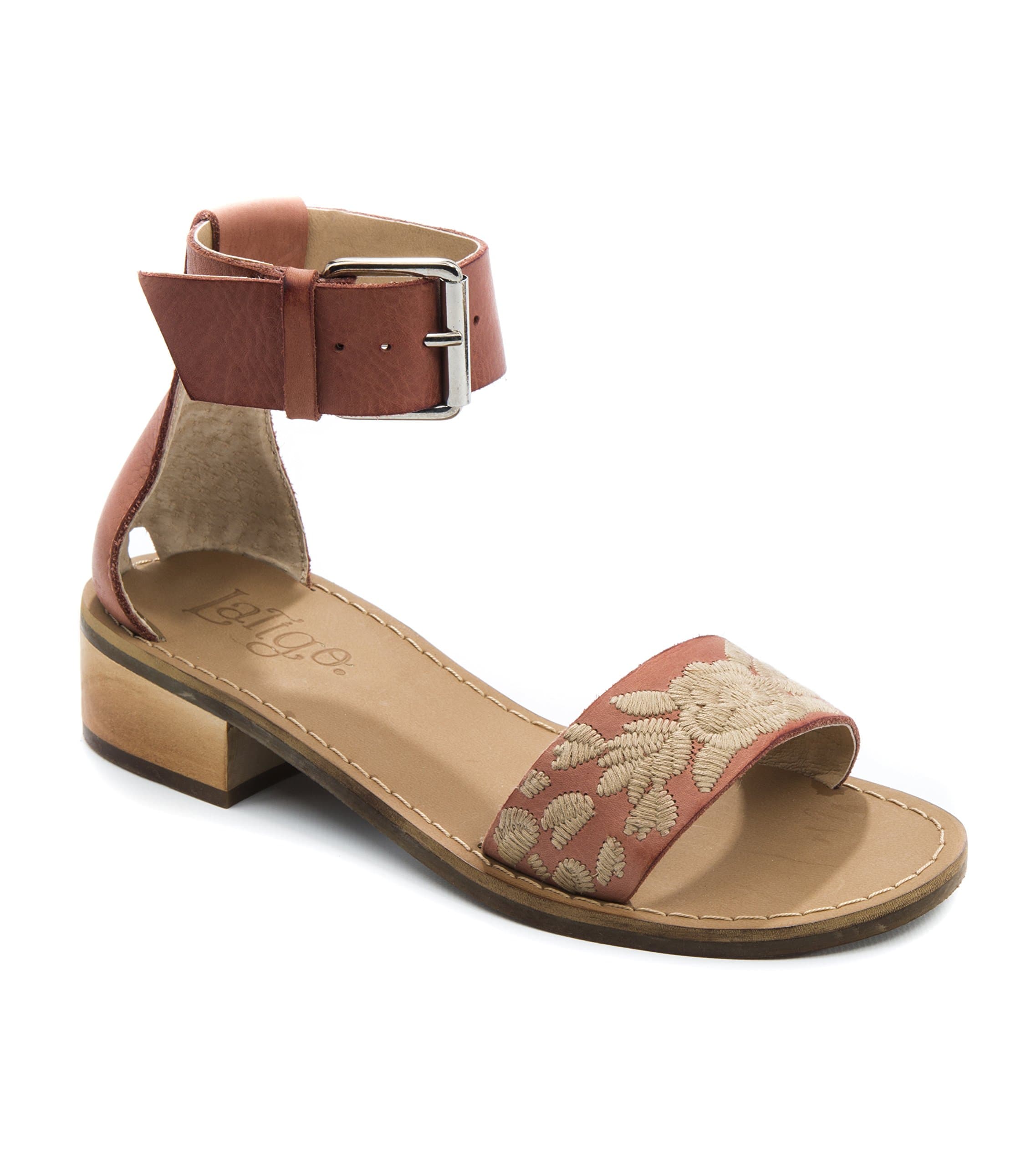 Latigo Women's, Tana Low Heel Sandals Brick 9 M