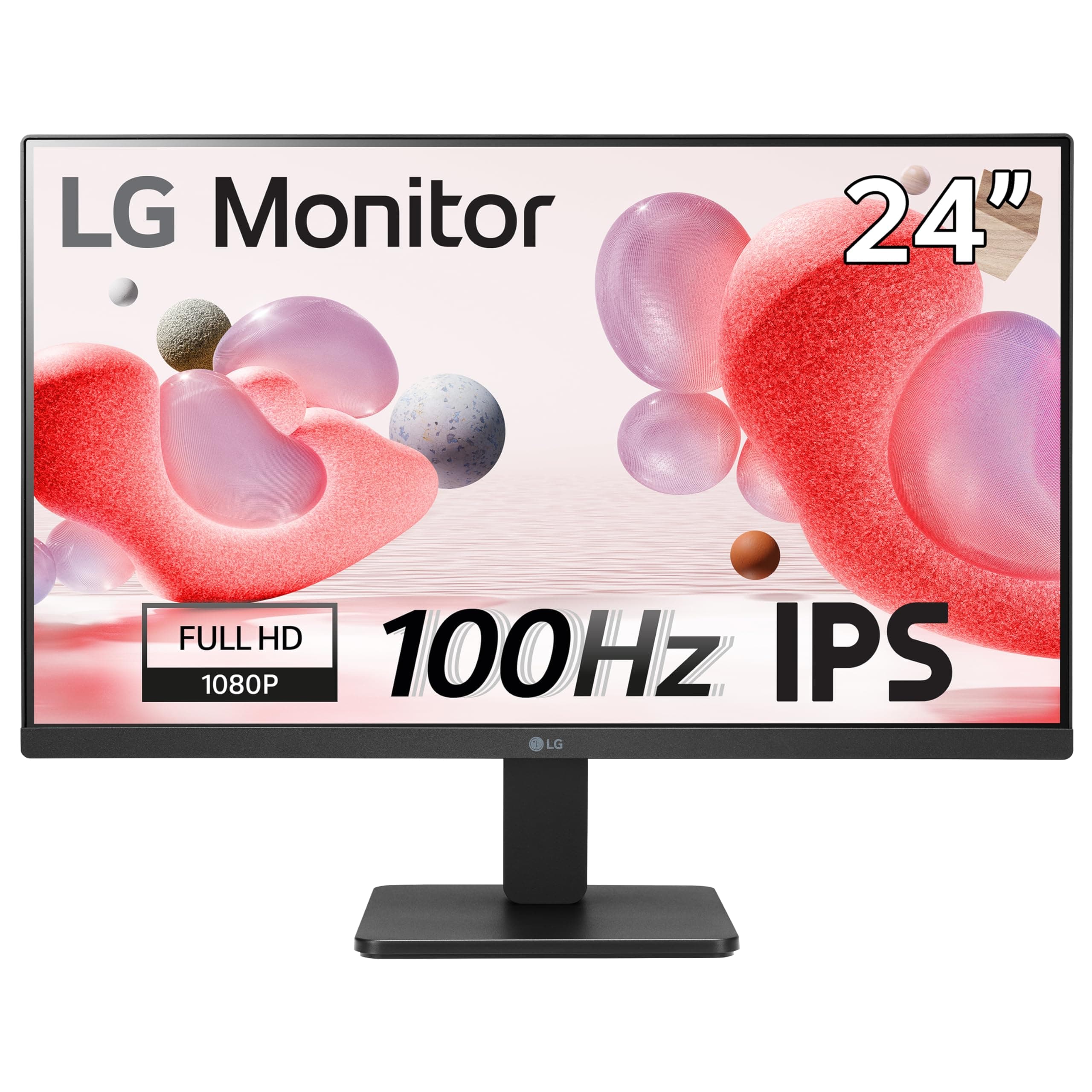 LG 24MR400-B PC monitor 60.5 cm [23.8] 1920 x 1080 pixels Full HD Black (24 INCH FHD VA 100Hz HDMI Monitor)