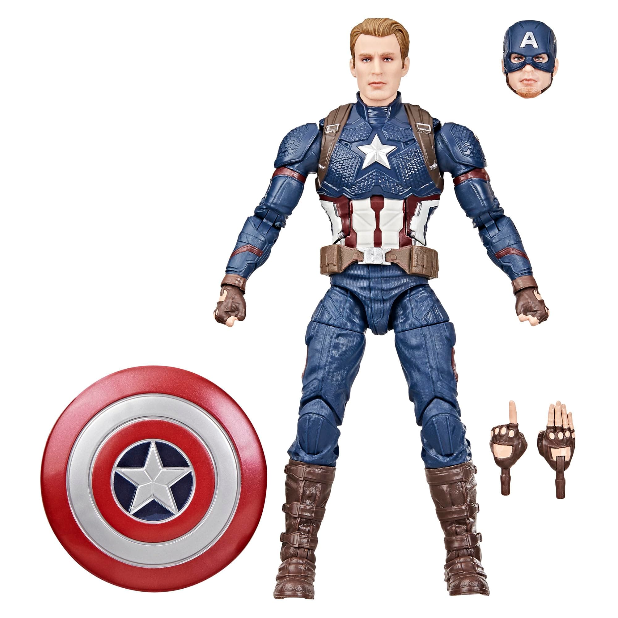 Hasbro MARVEL Marvel Legends Series Captain America "Avengers/Endgame" Collectible 15cm Action Figure G0607 Genuine