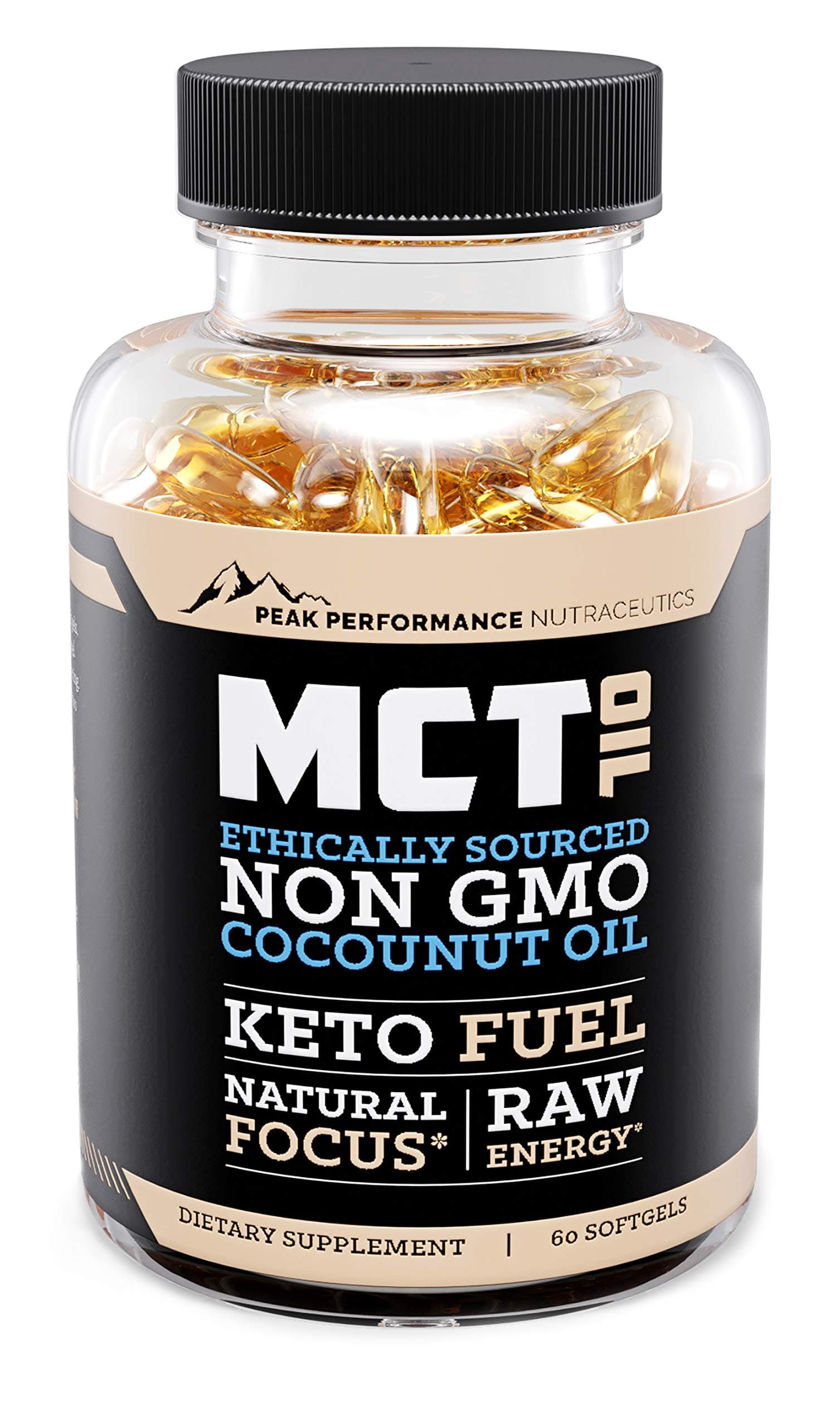 MCT Oil Keto Softgels with Organic Coconut Oil to Boost Metabolism, Jump Start Ketosis and Skyrocket Energy. All Natural, Non-GMO, Gluten Free Premium Ingredients for Maximum Results. 60 Capsules