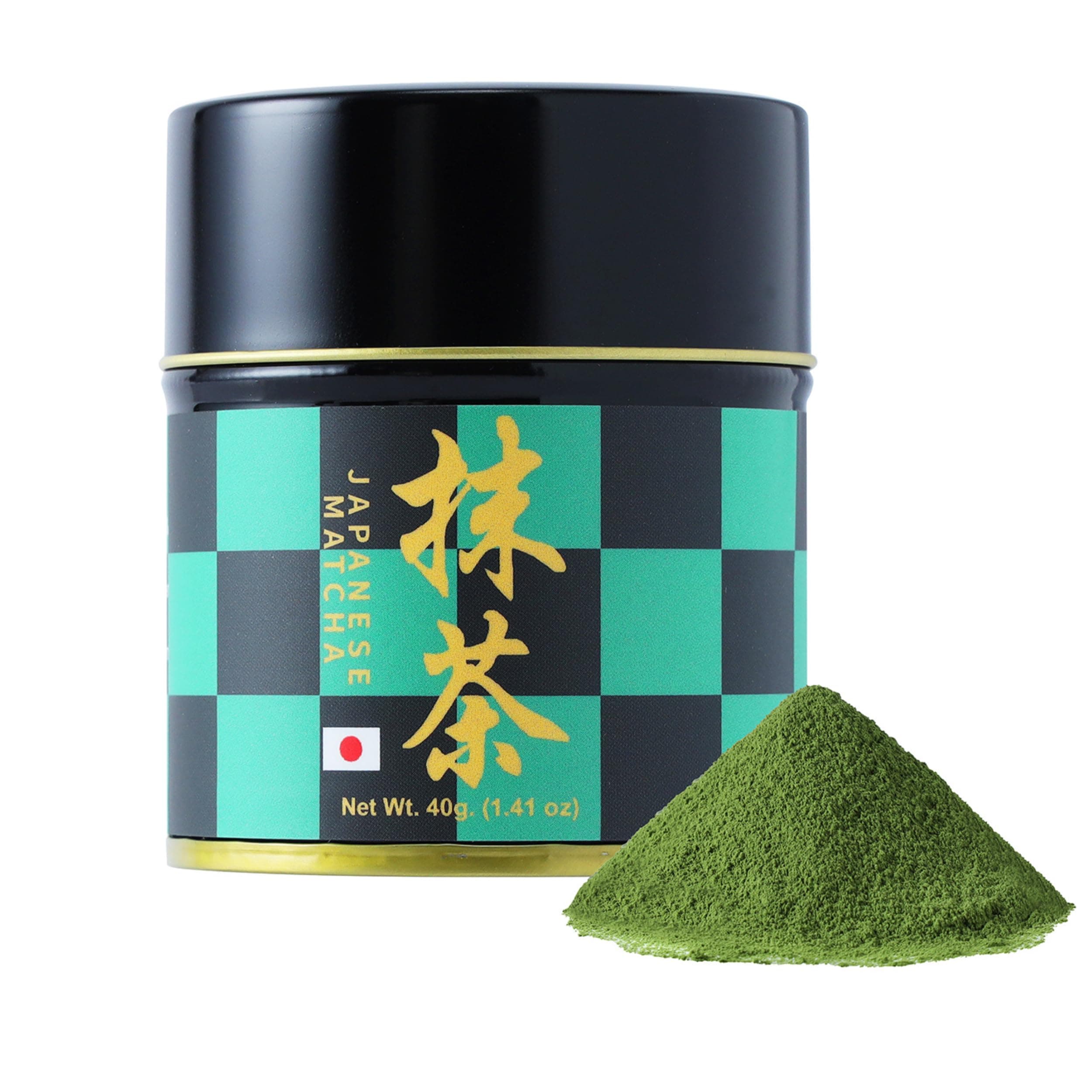 Matcha Powder - Japanese ceremonial grade Kyoto Uji First Harvest Stone-Milled Green Tea Powder (40g / 1.4oz) TARO - Tin