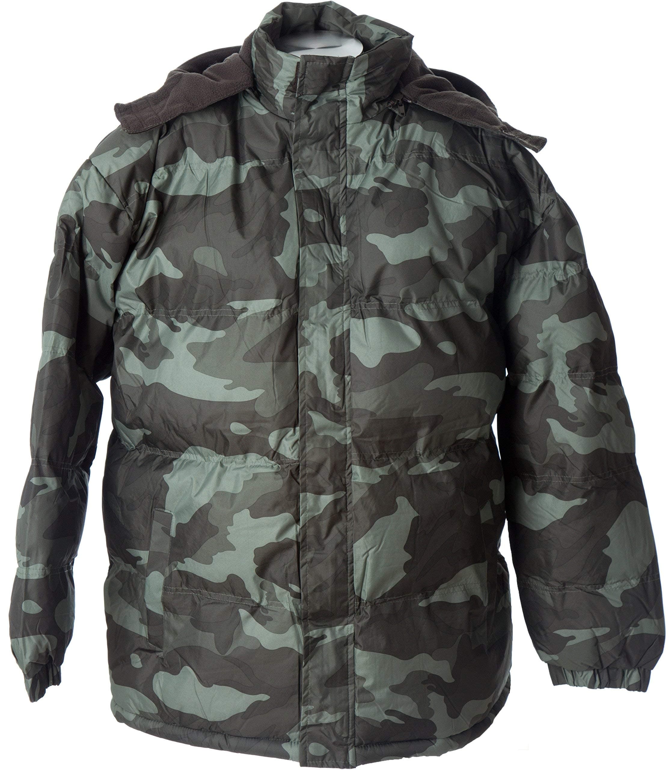 Polar IceLion Force Mens' Warm Camouflage Hooded Hunting Jacket Puffer Winter Coat