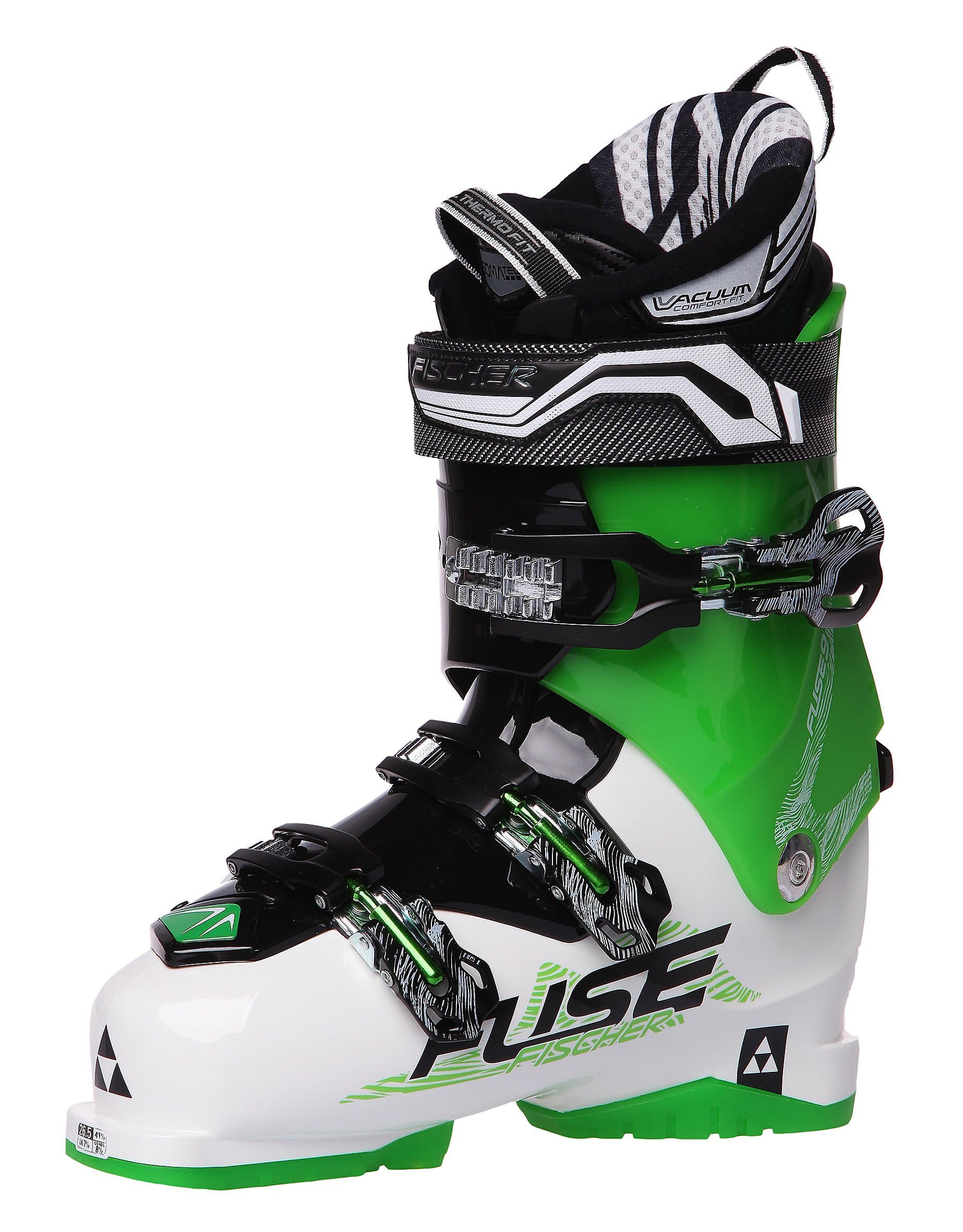 Fischer Fuse 9 Vacuum CF Ski Boots Mens Sz 8.5 (26.5)