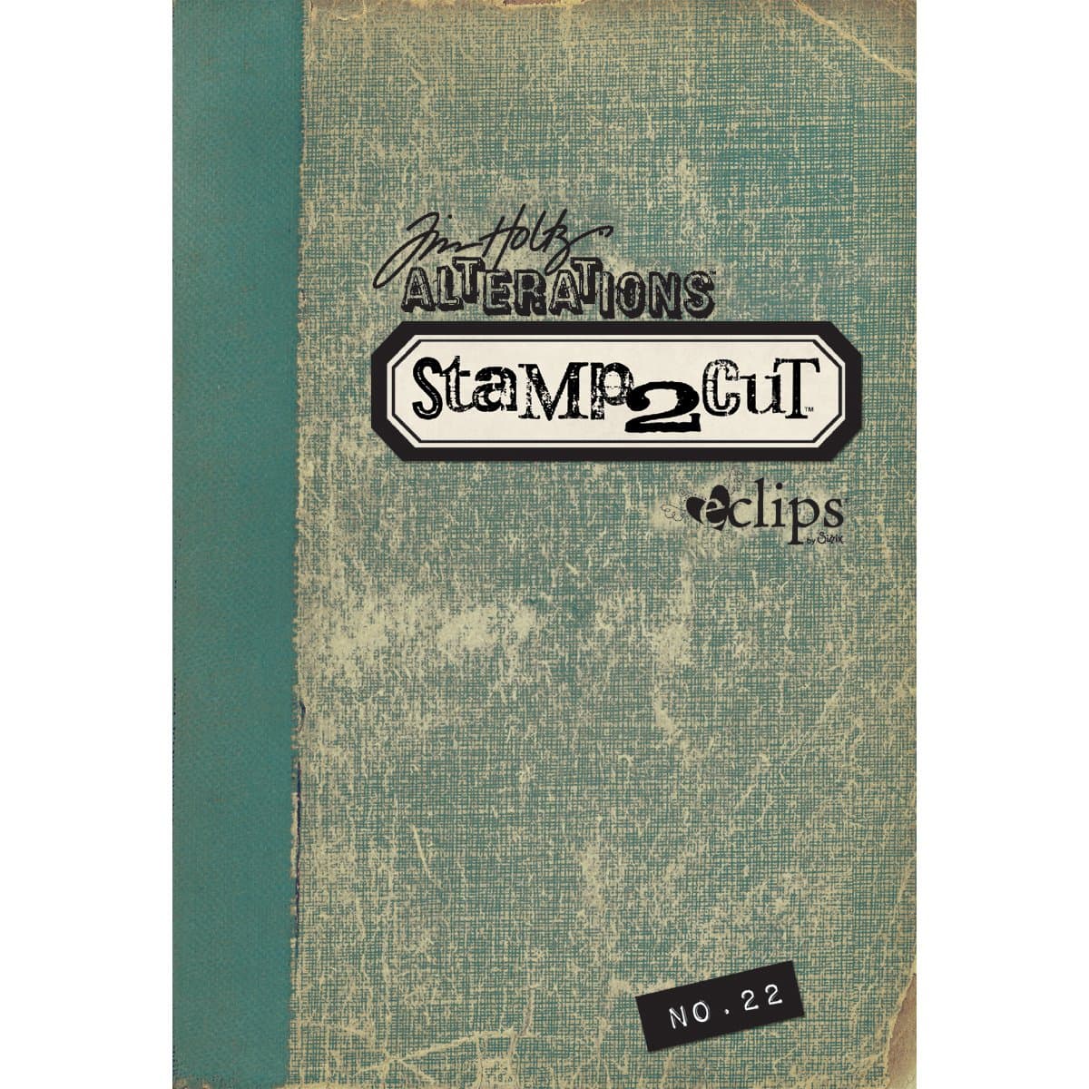 Tim Holtz Sizzix - Eclips Cartridge Tim Holtz Alterations Stamp2Cut No. 22