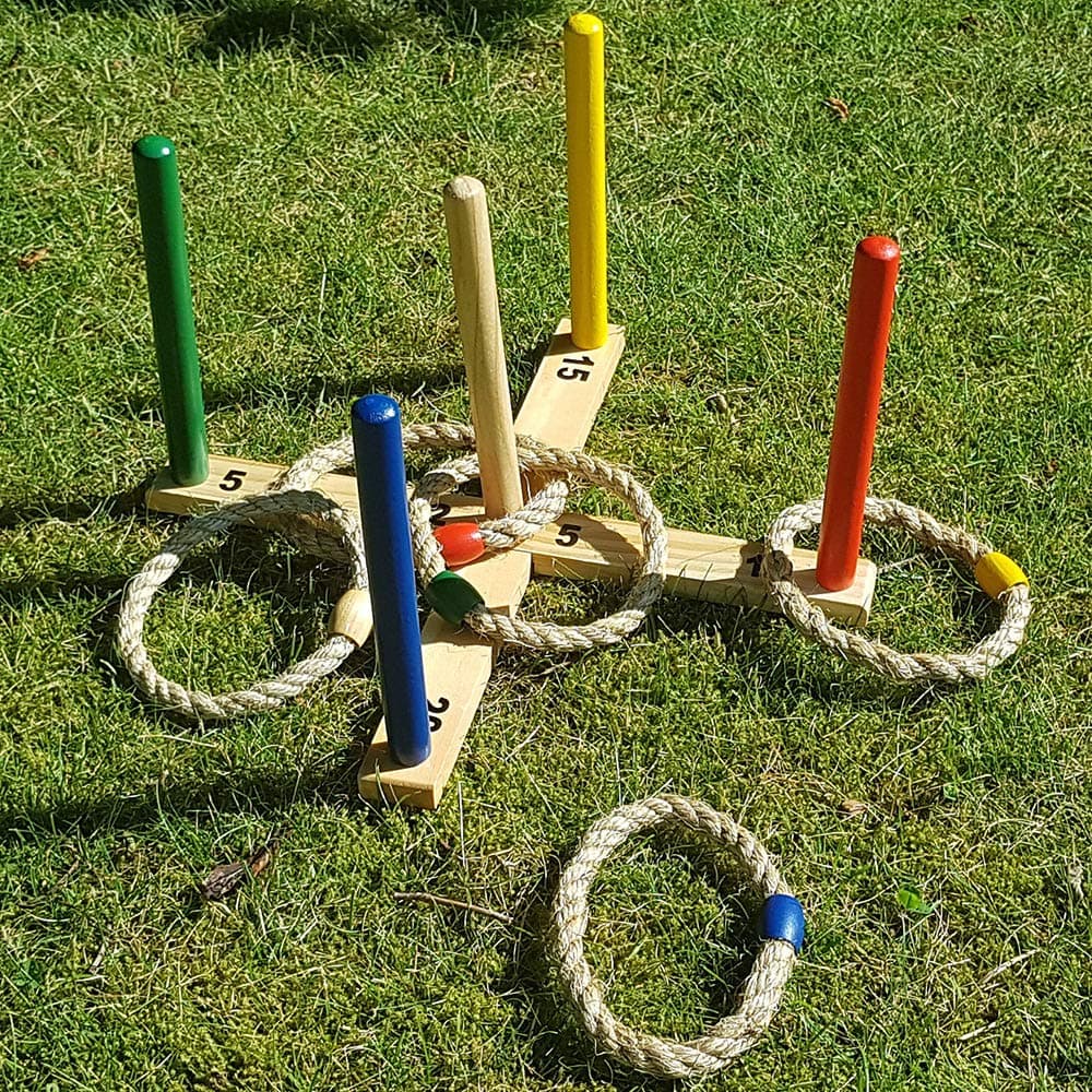 GrowUpSmart Ring Toss Game Set for Kids and Adults - Fun On The Lawn Or in The Yard for The Whole Family