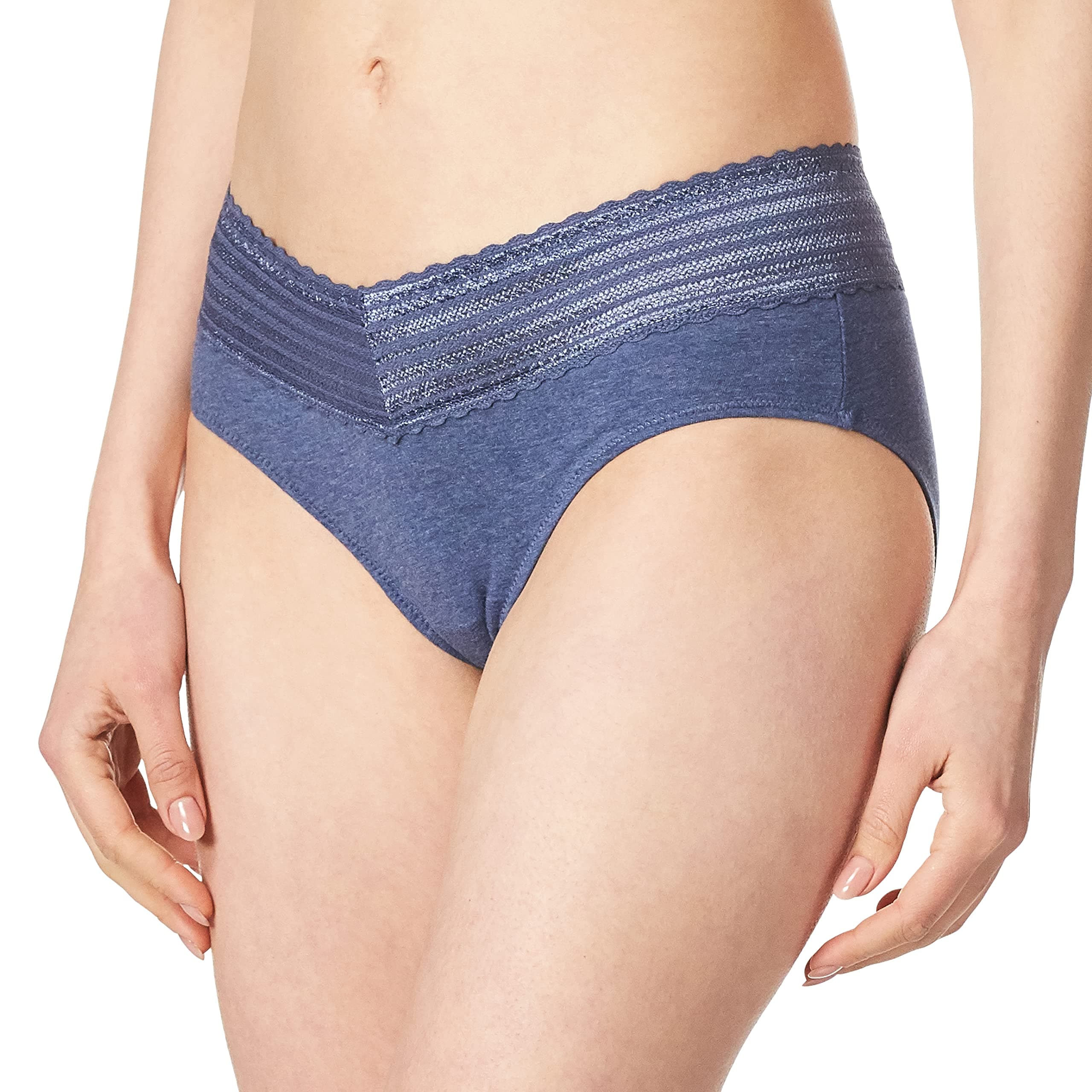 Warner's Women's RU1091P No Pinching No Problems Cotton Hipster with Lace