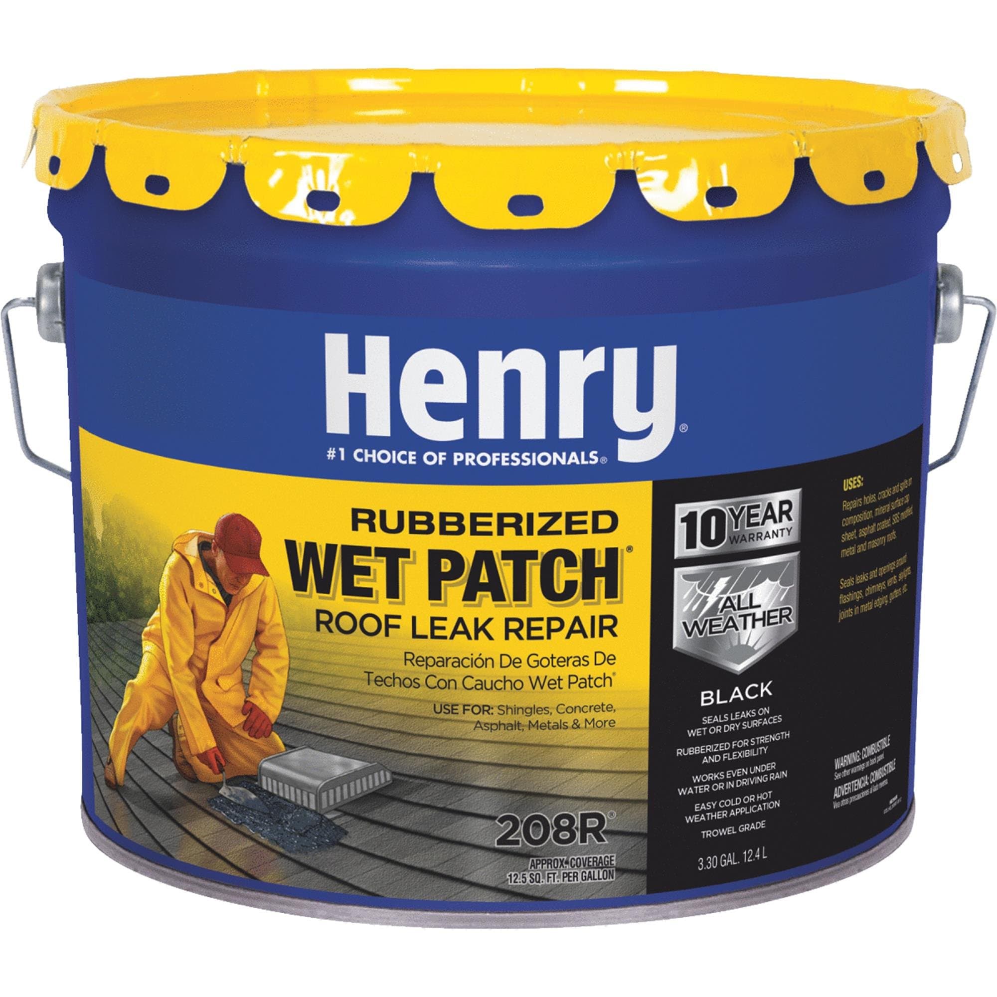HENRY COMPANY HE208R061 3.3GL RB Wet Patch CMNT, 3.3 GL