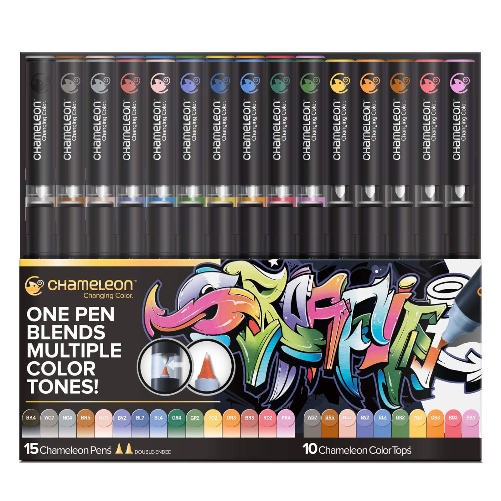 Art Products, 15 Pens + 10 Color Tops (25-Pen Deluxe Set)
