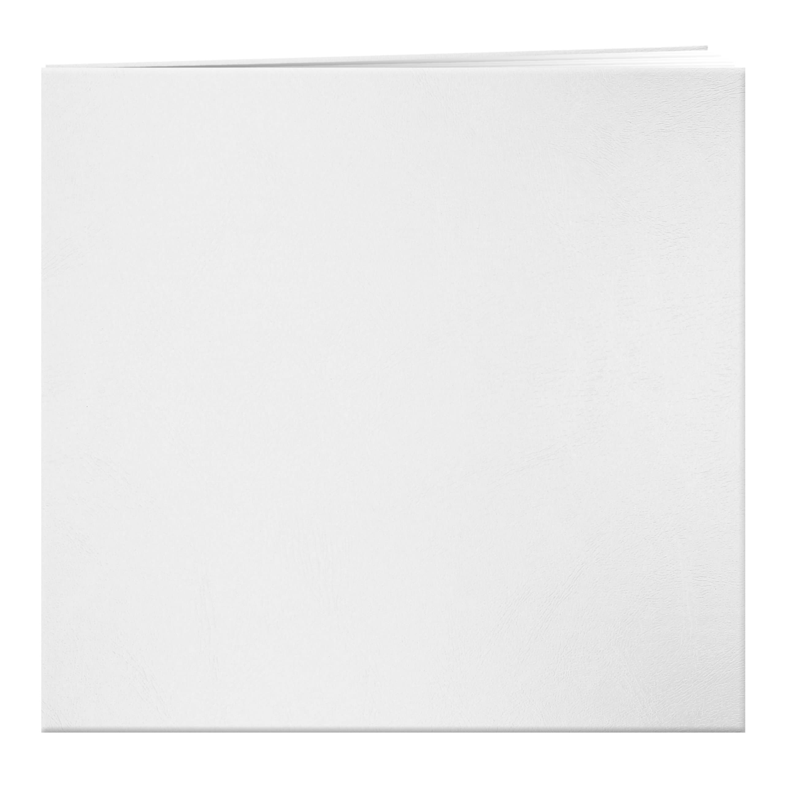 Pioneer Photo AlbumsMB-10 WT MB-10 Post Bound Leatherette Cover Memory Book, 12 by 12-Inch, Bright White