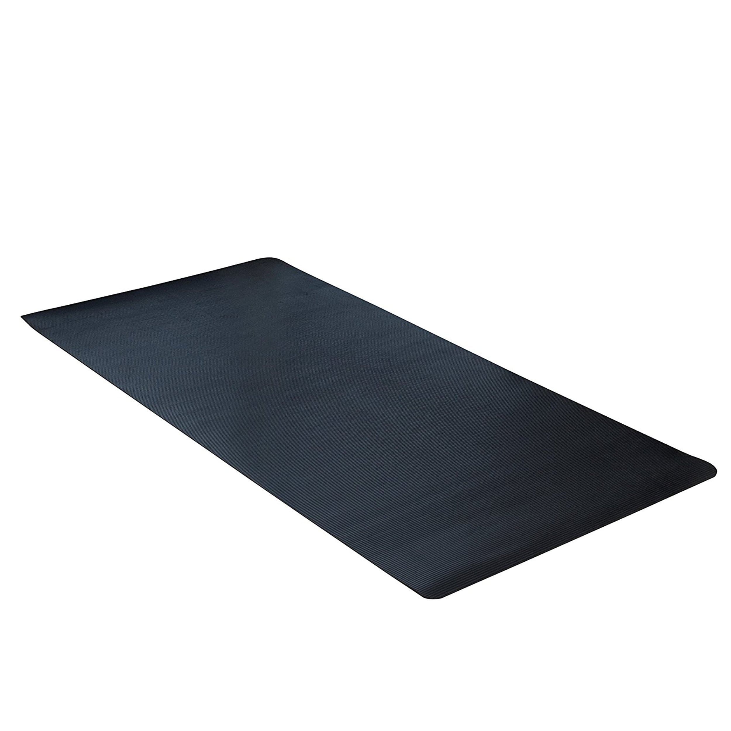 ClimaTex Indoor/Outdoor Rubber Scraper Mat, 36 in. x 10 ft., Black