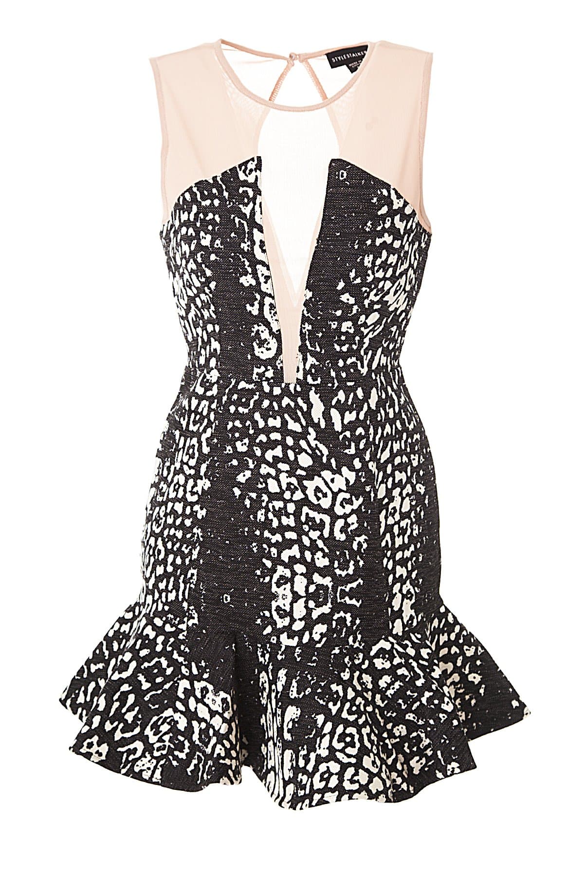 Style Stalker Women's Fit & Flare Mini leopard Print XS