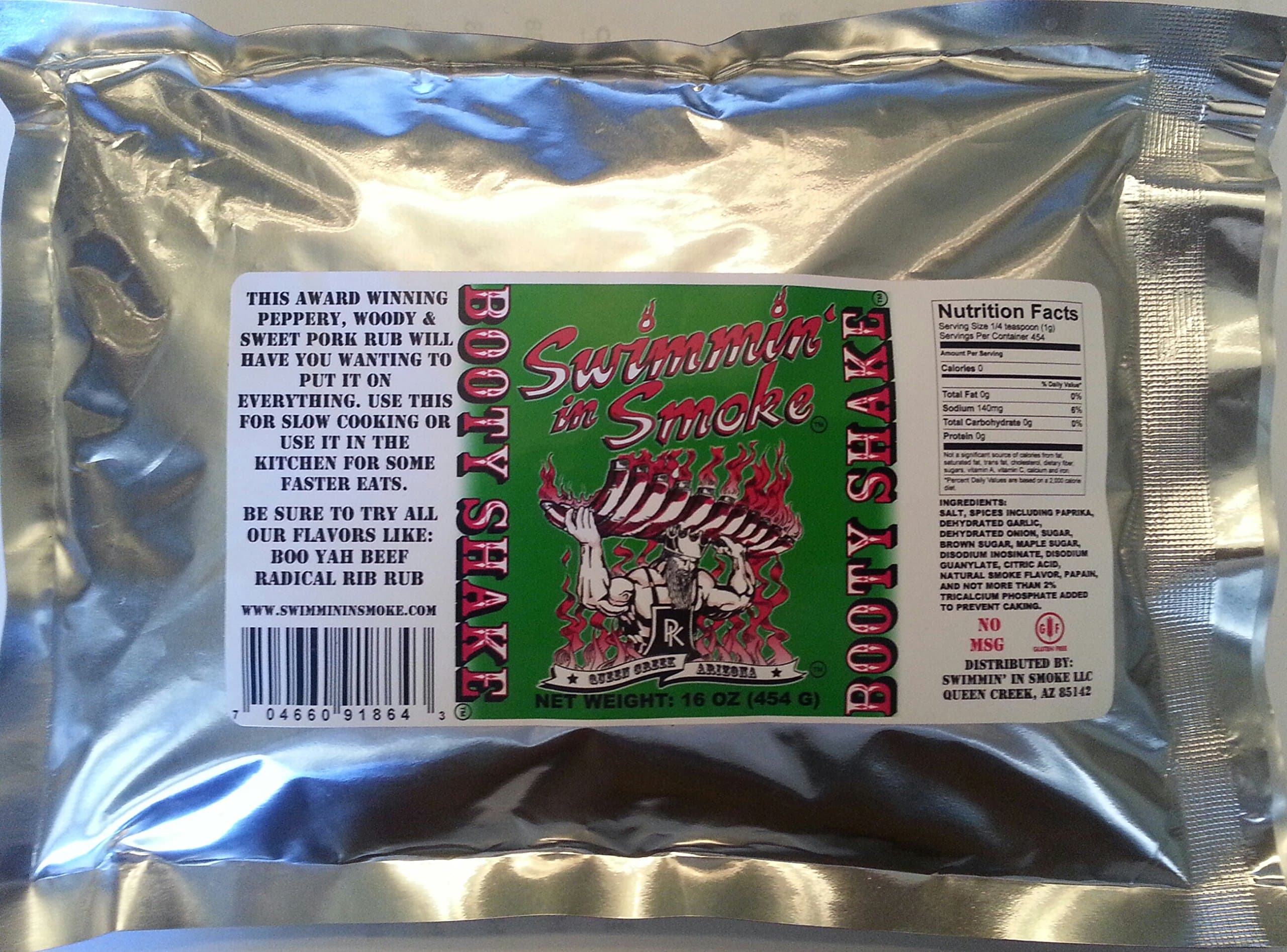 Swimmin' in Smoke's Booty Shake One Pounder (16 Oz. Foil Pouch)