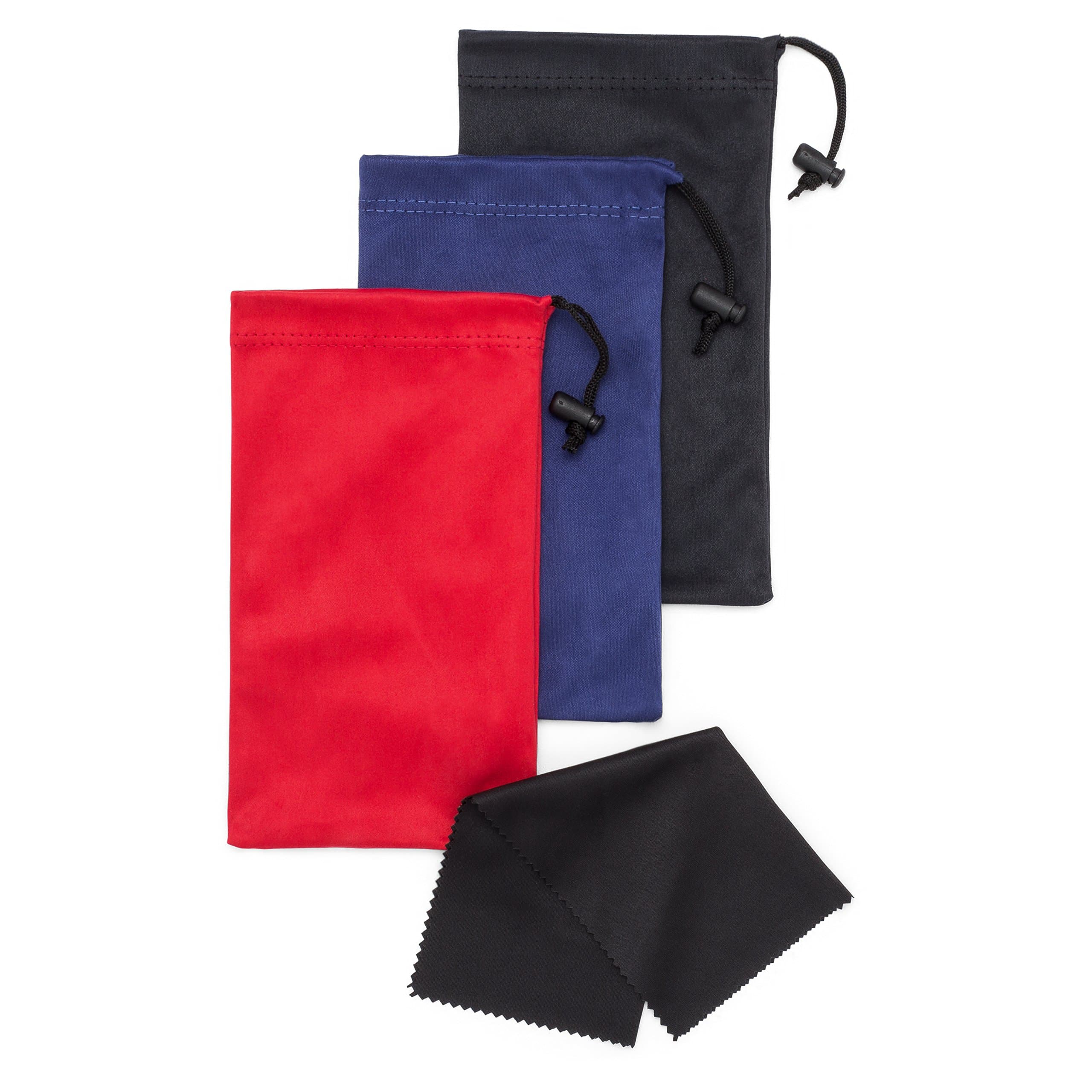 Premium Quality Microfiber Sunglasses Pouch With Spring Fastener