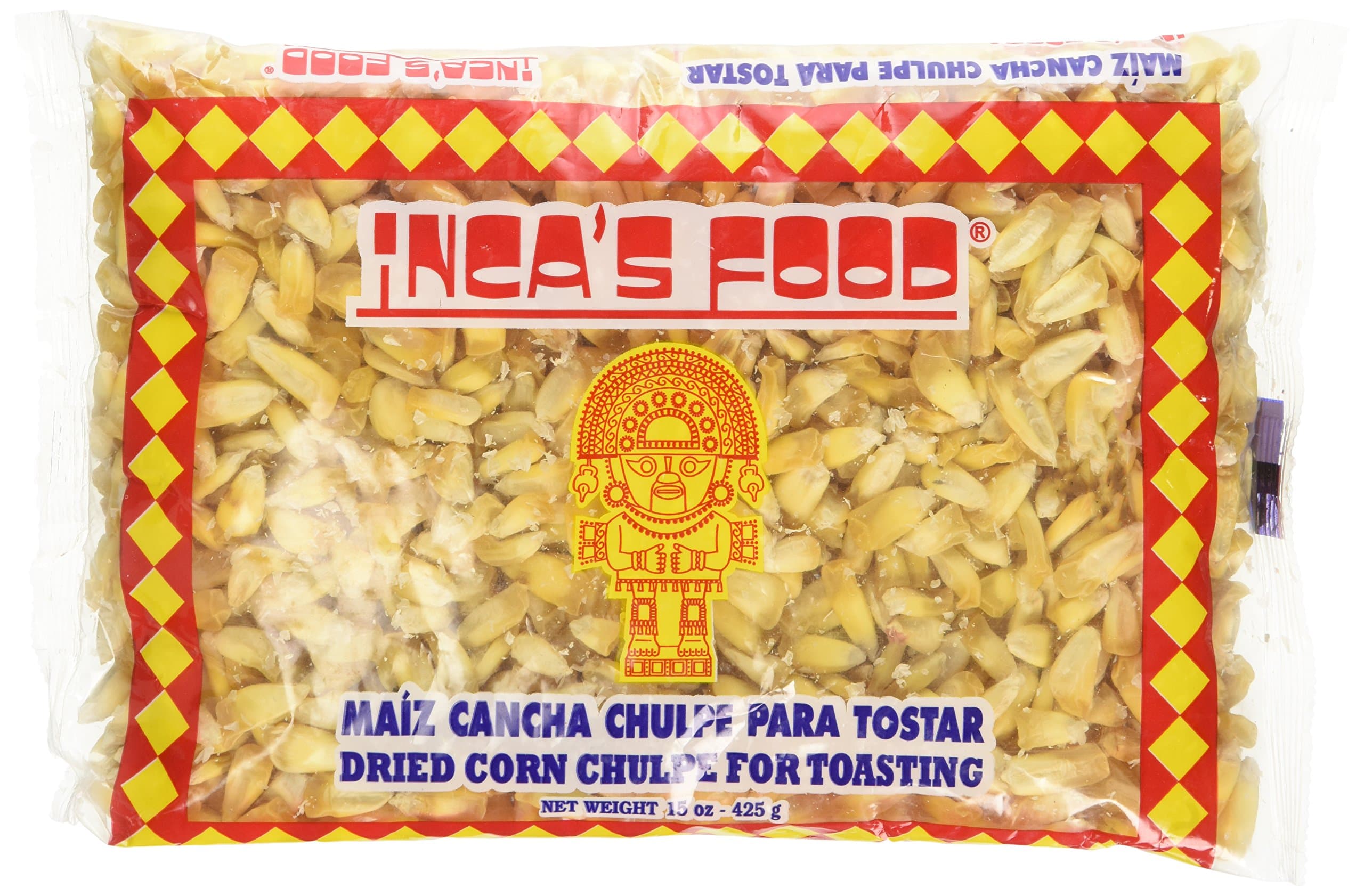 Incas Food Maiz Cancha Chulpe Para Tostar- Dried Corn Chulpe For Toasting - Of