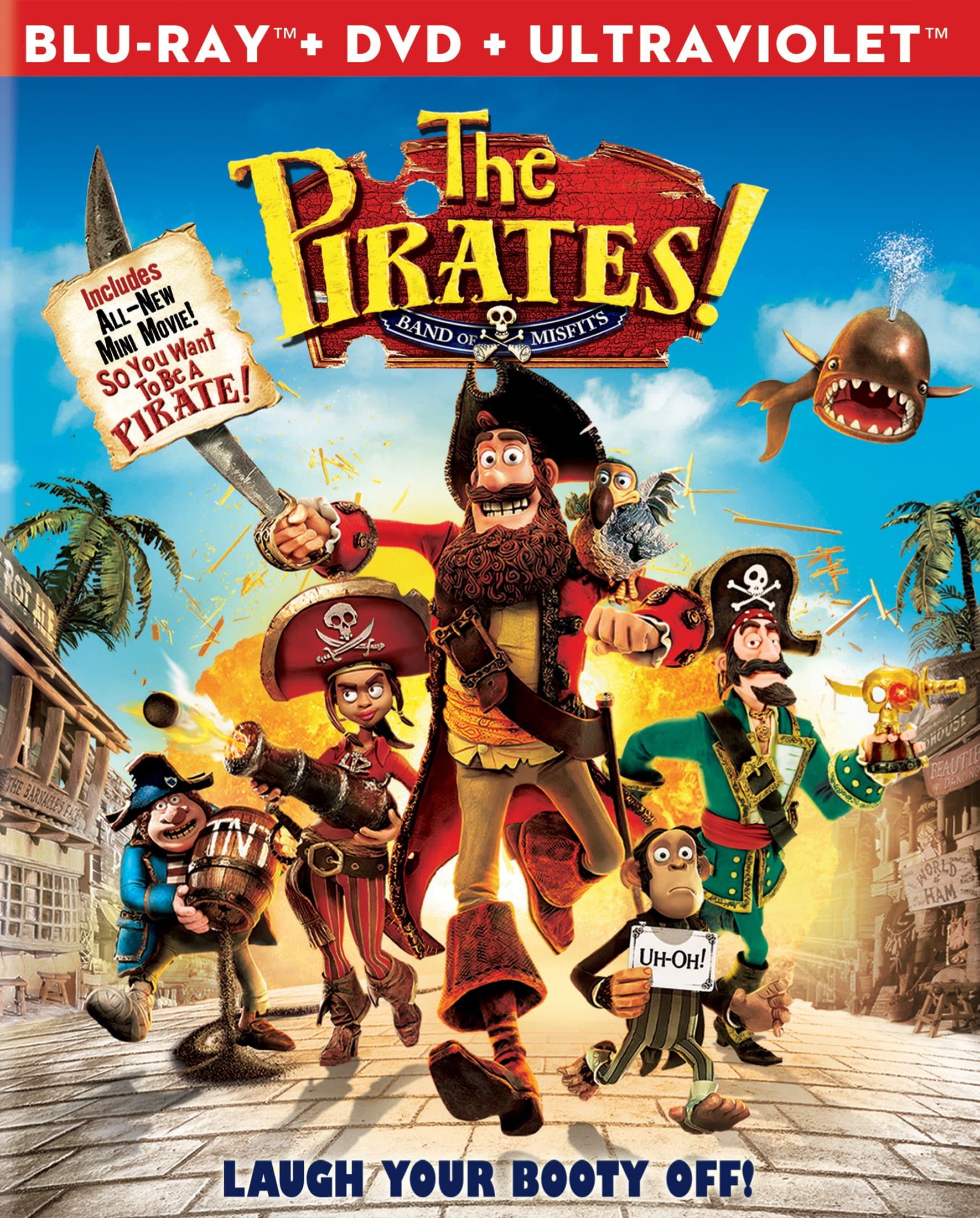 The Pirates! Band of Misfits (Two-Disc Blu-ray/DVD Combo)