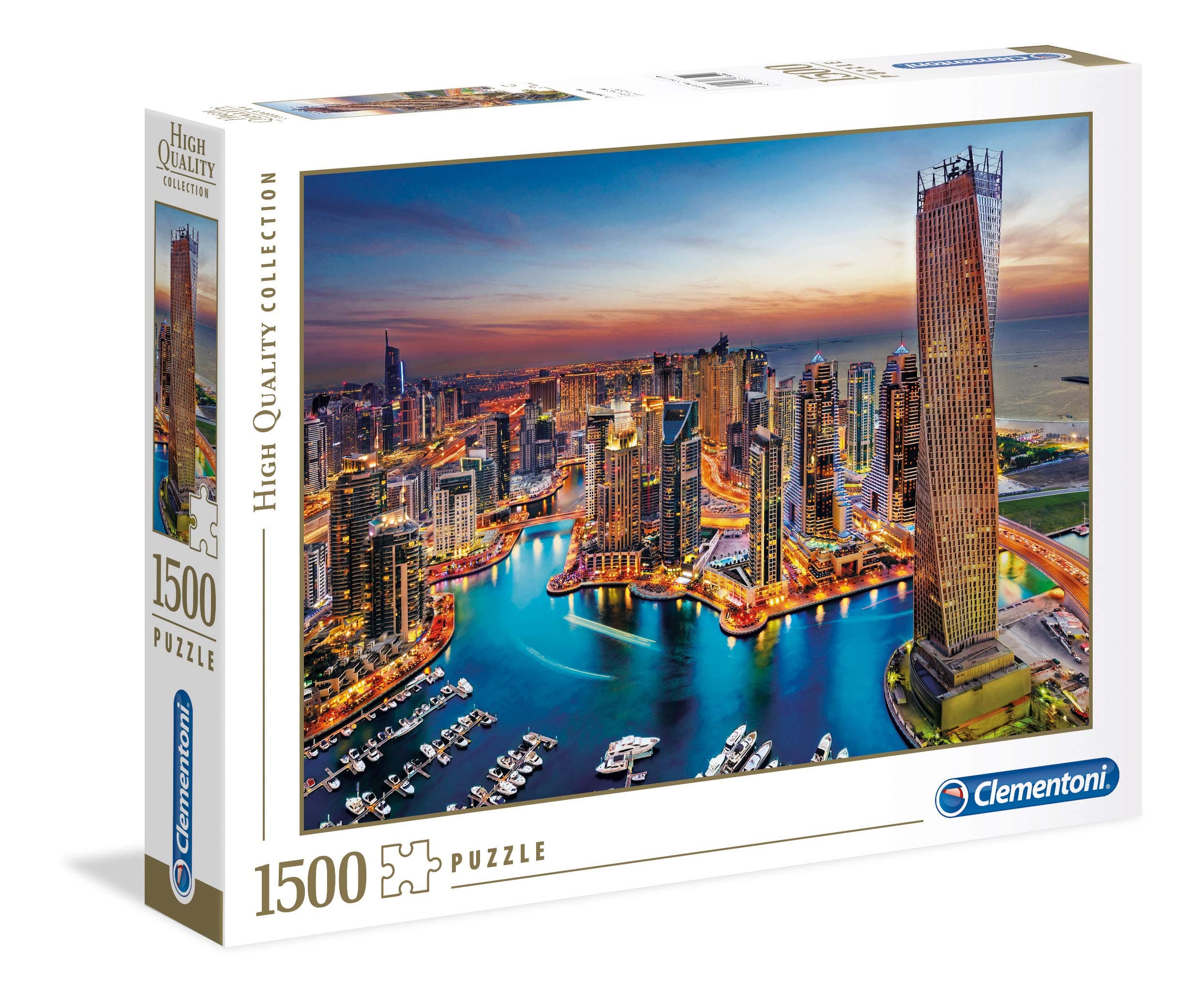 Puzzle Hqc Dubai Marina 1500 Pieces, Multicolor
