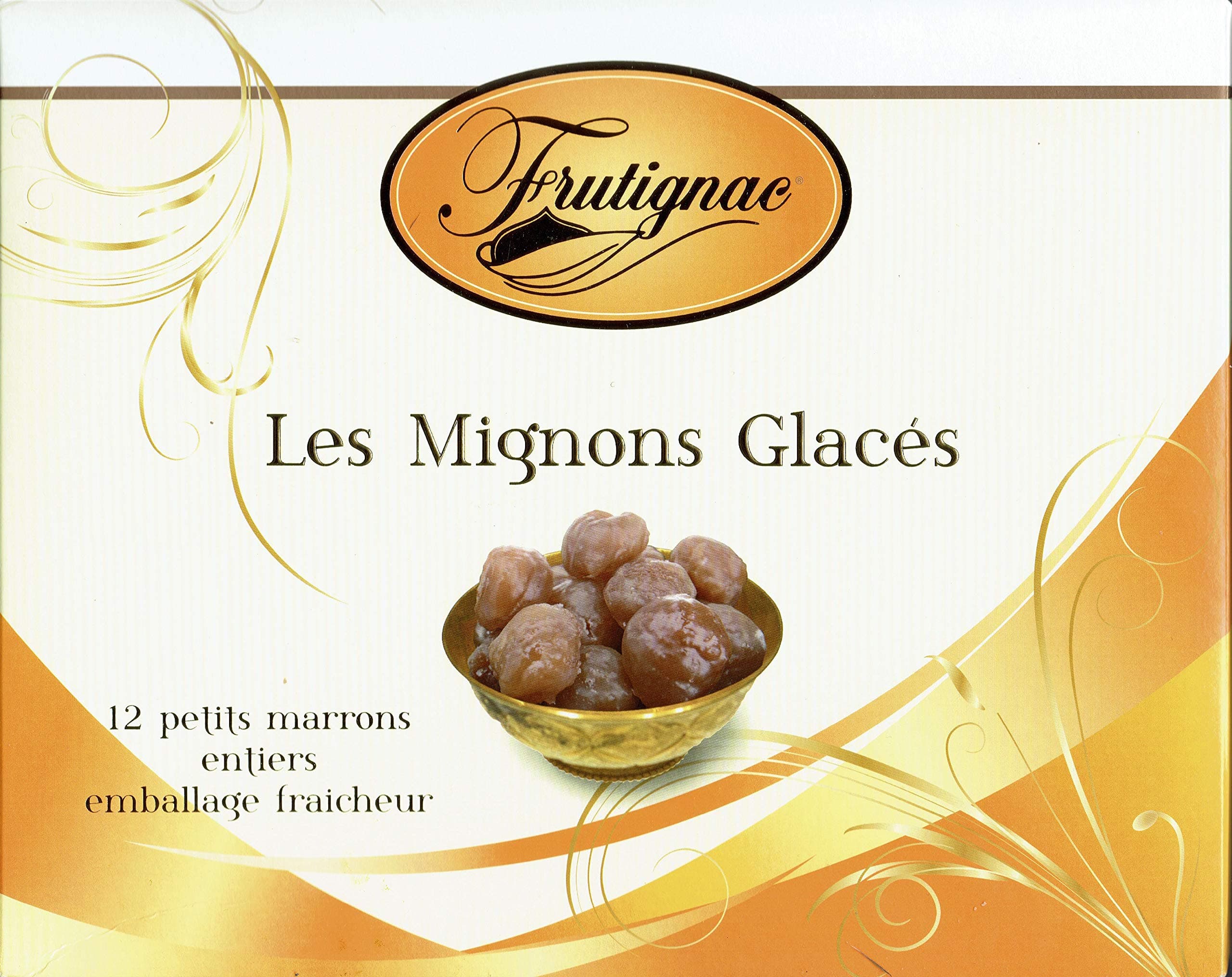 Frutignac Marrons Glaces - Candied Chestnuts 12 Pieces