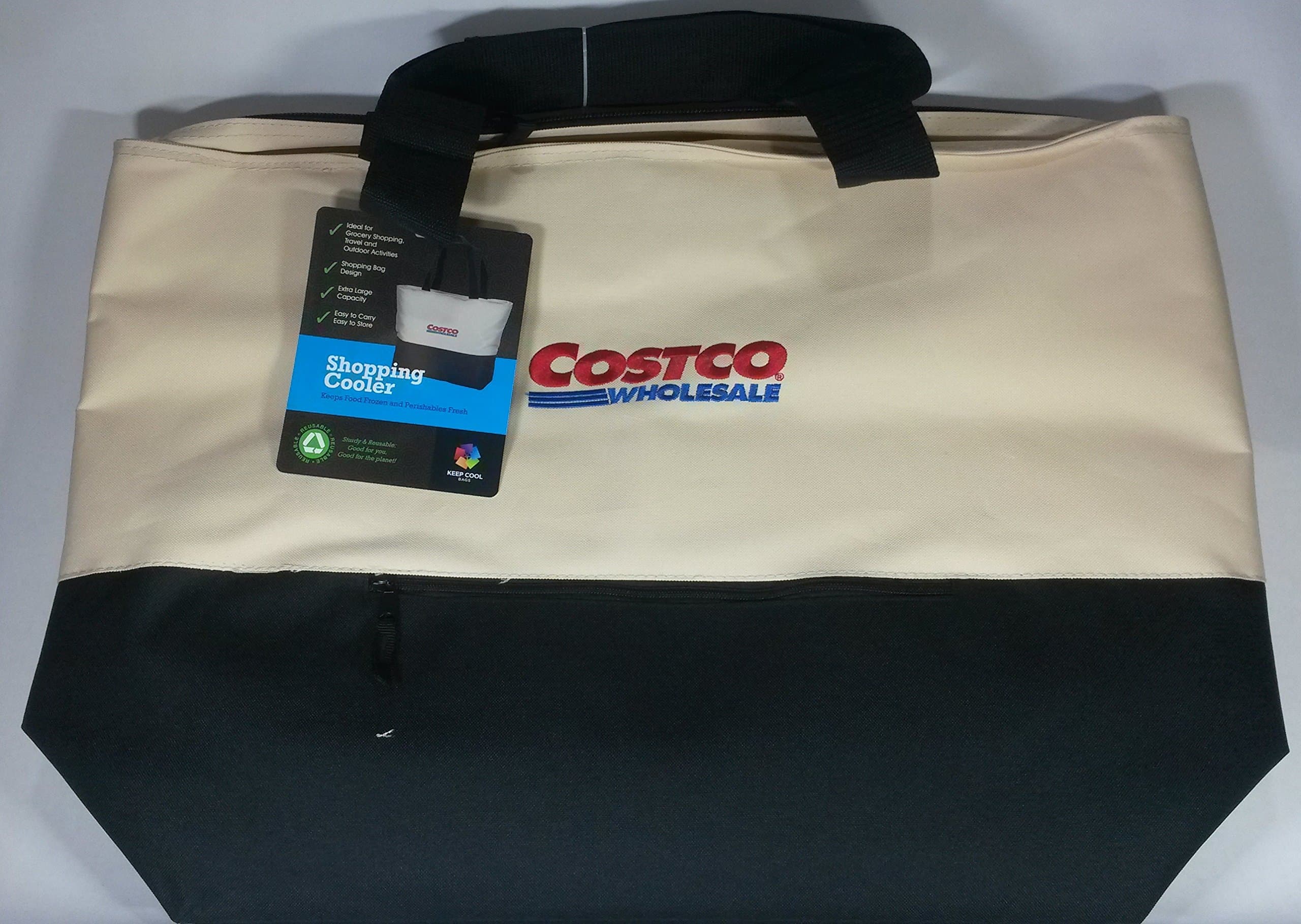 Costco Kirkland Giant Flexible Extra Large 12 Gal Cooler Bag Tote (Black)